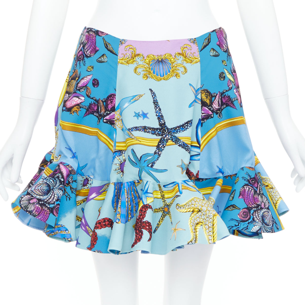 Versace Starfish Flutter Skirt