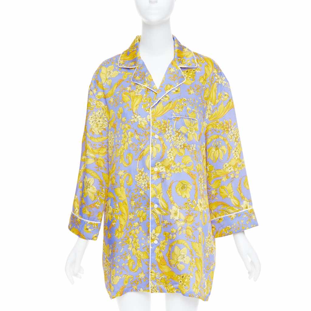 Versace Baroque Pajama Shirt
