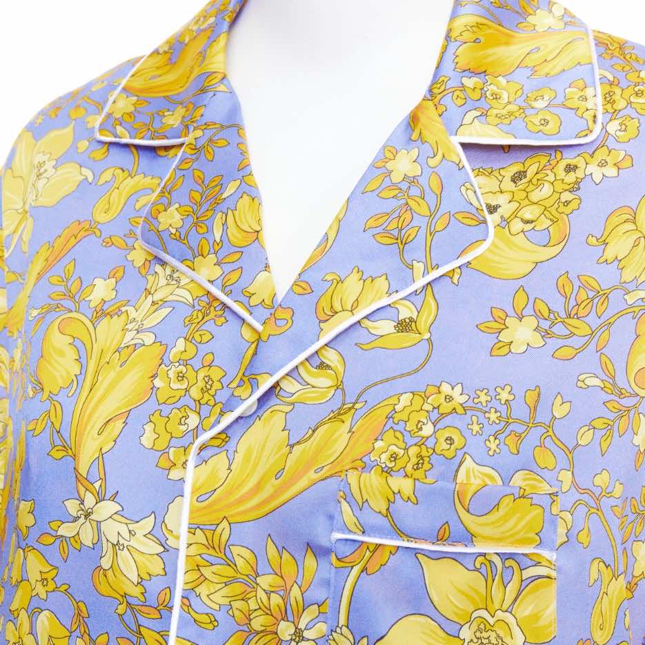 Versace Baroque Pajama Shirt - Back view