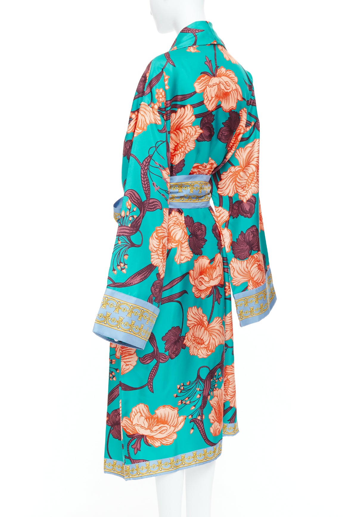 Versace Green Floral Robe - Detail 1