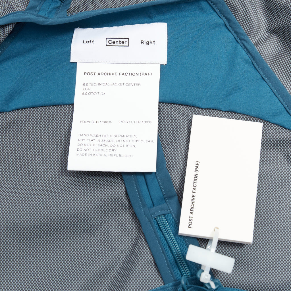 Post Archive Faction Teal Zip Jacket - Image 10
