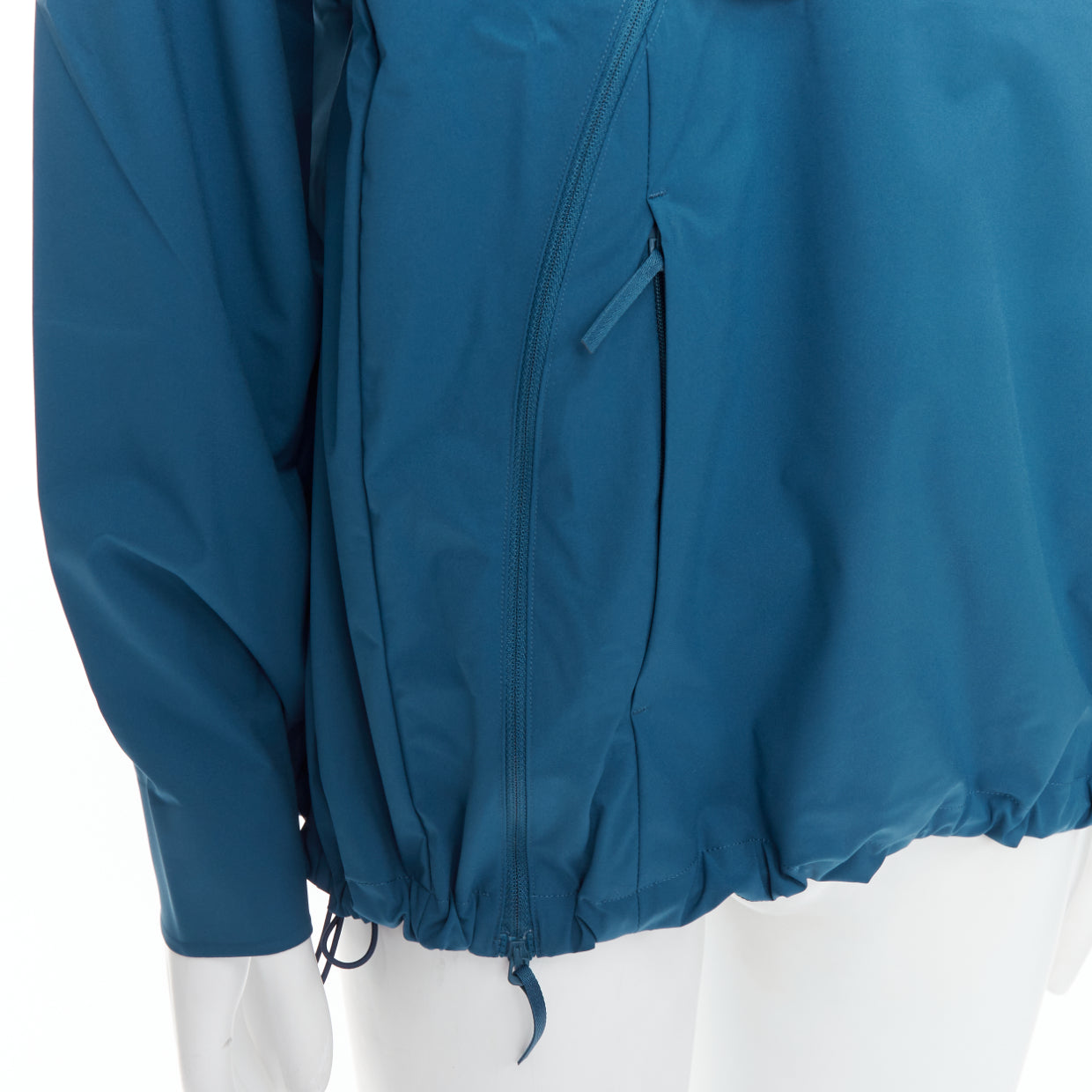 Post Archive Faction Teal Zip Jacket - Back view