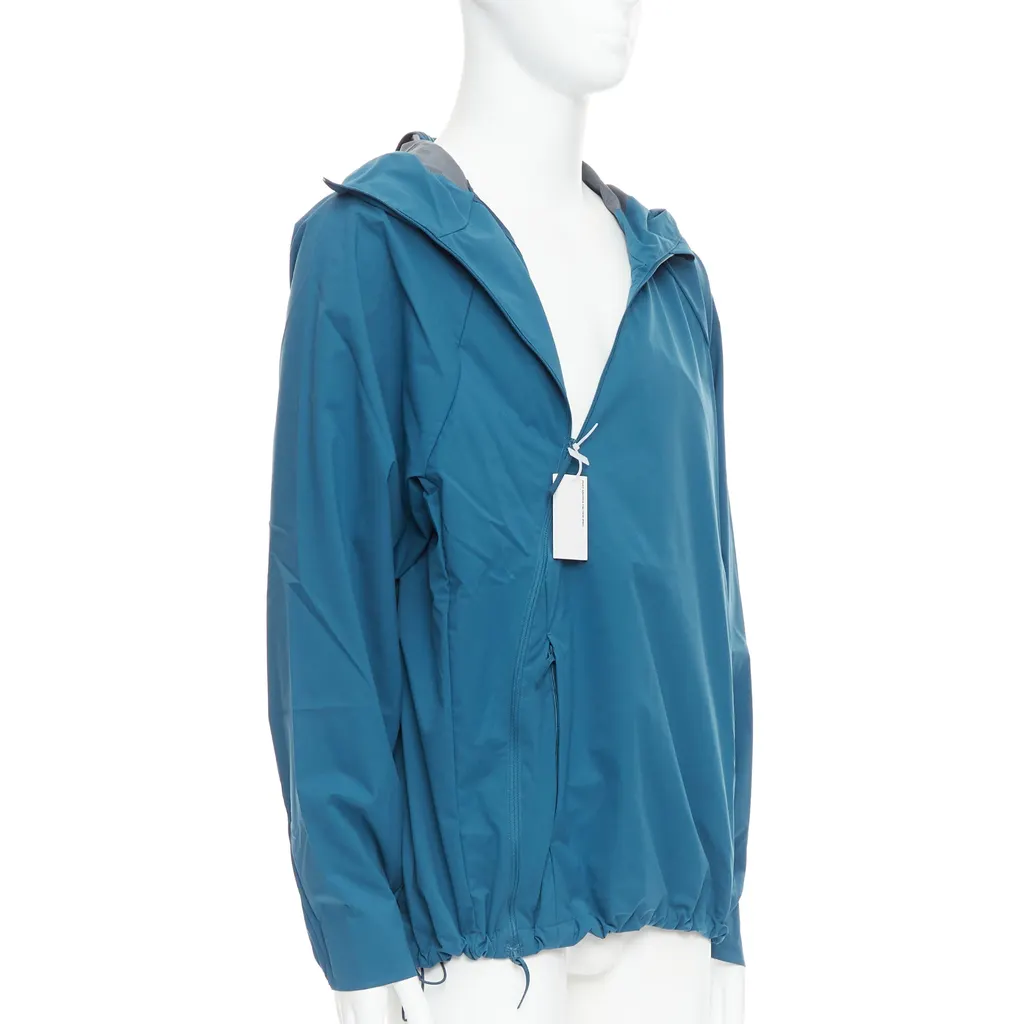 Post Archive Faction Teal Zip Jacket Blue Polyester Never worn, with tag - Inside View
