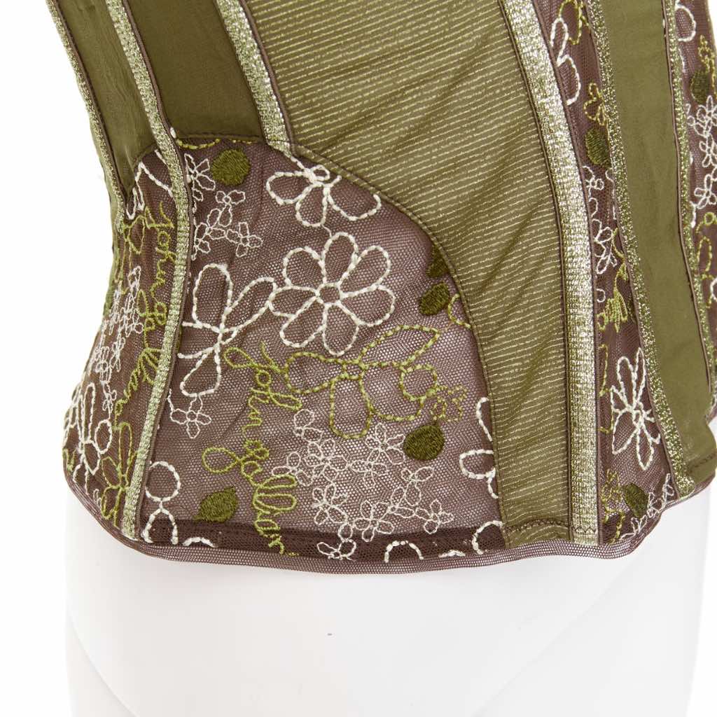 John Galliano Sheer Lace Bustier - Detail 2