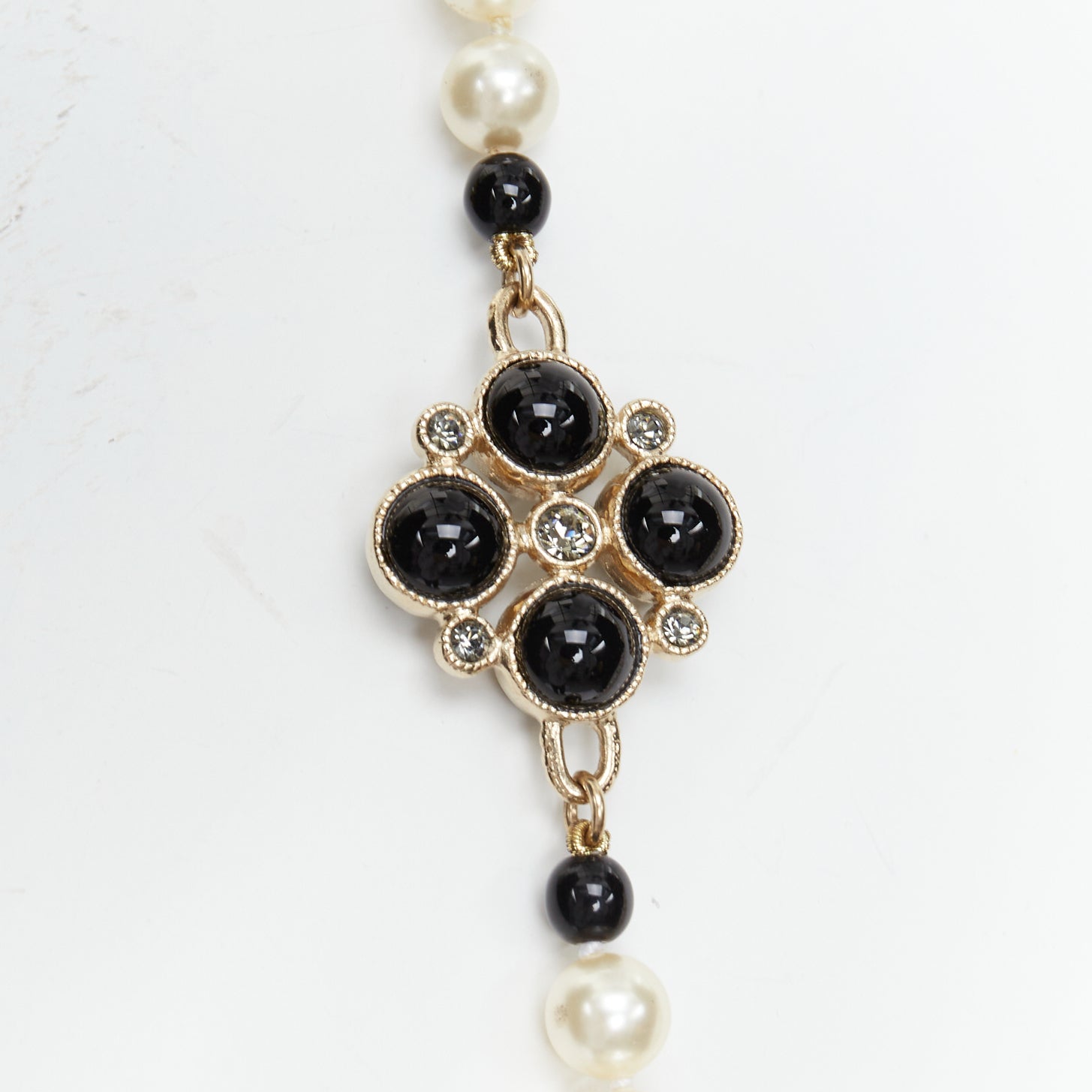 Chanel Camelia Pearl Necklace - Back view