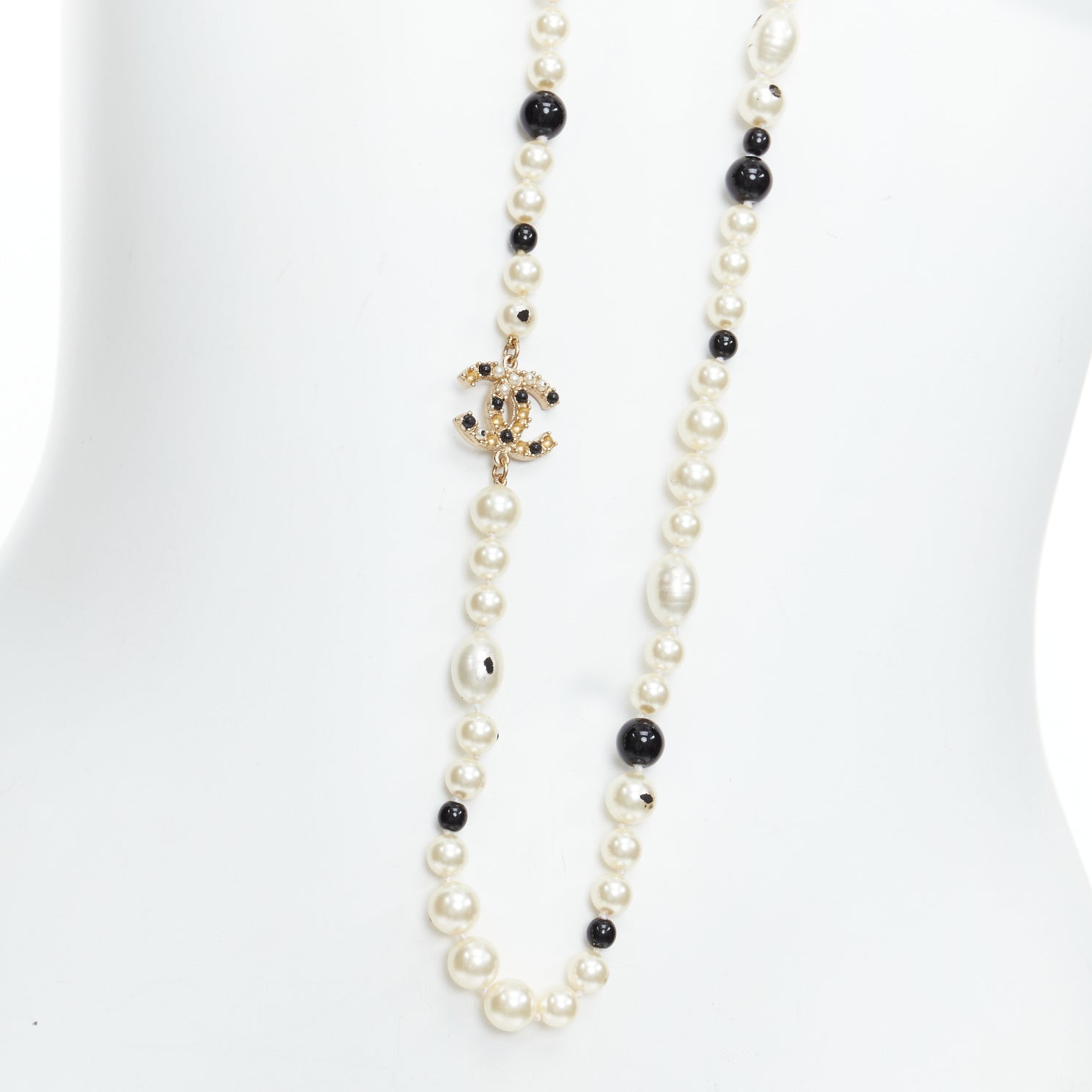 Chanel Camelia Pearl Necklace - 4