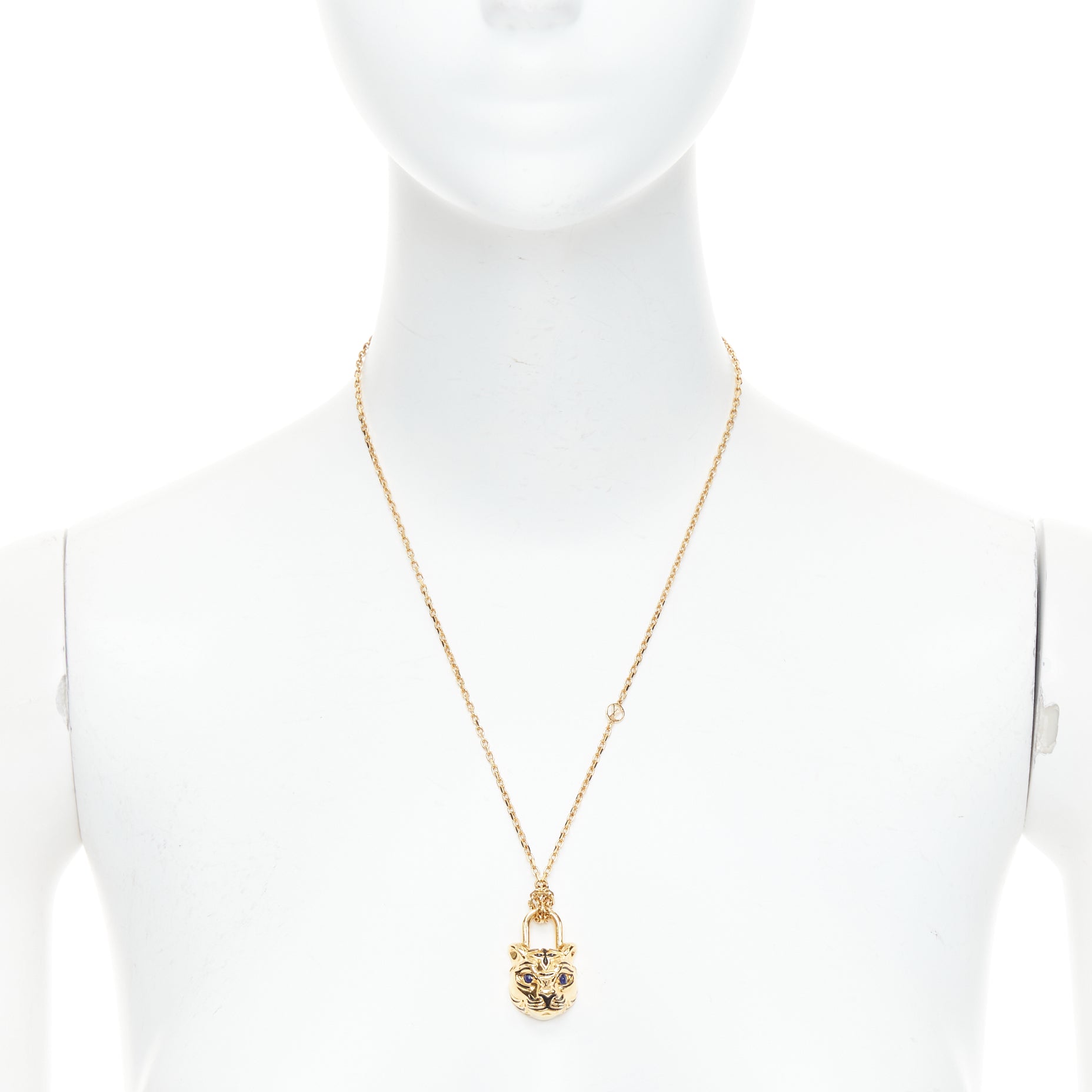Louis Vuitton Tiger Lock Necklace