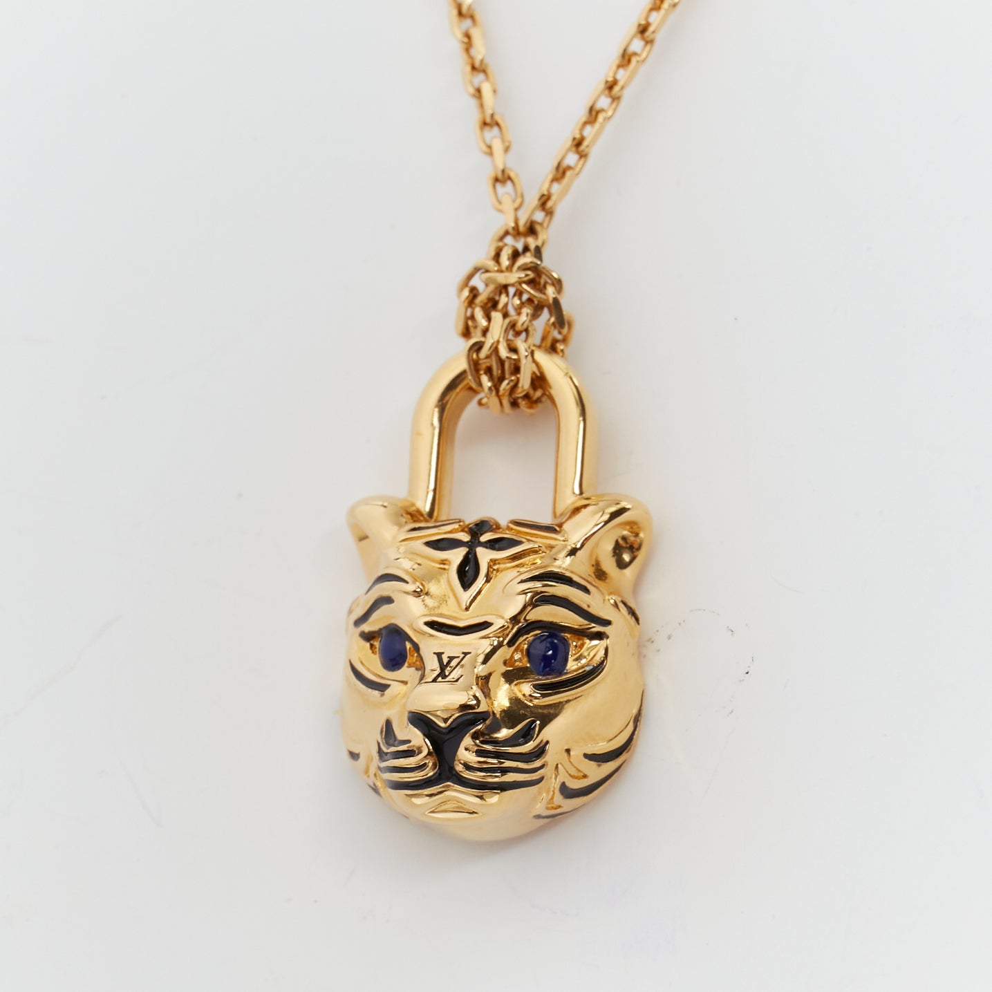 Louis Vuitton Tiger Lock Necklace - Back view