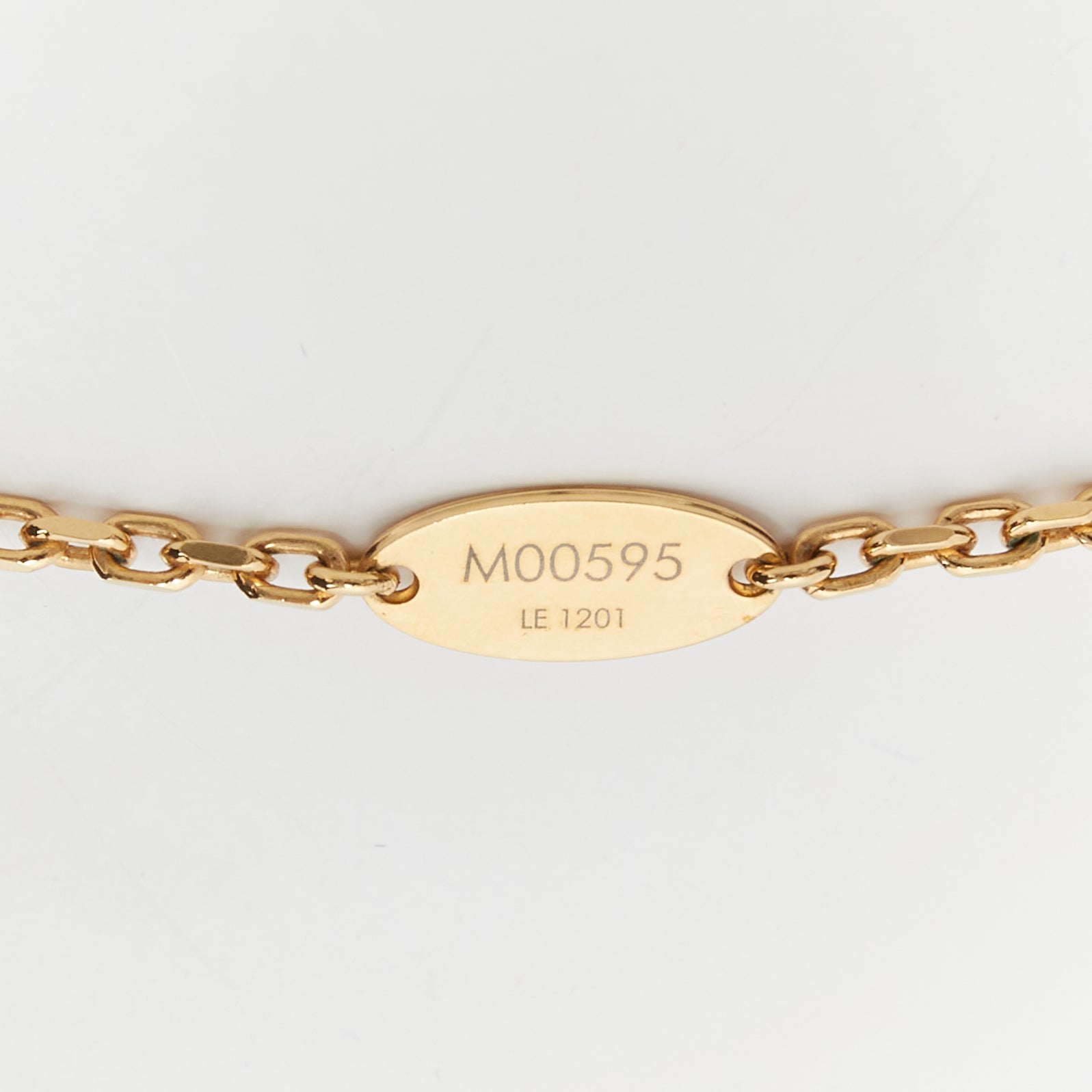 Louis Vuitton Tiger Lock Necklace - Side view