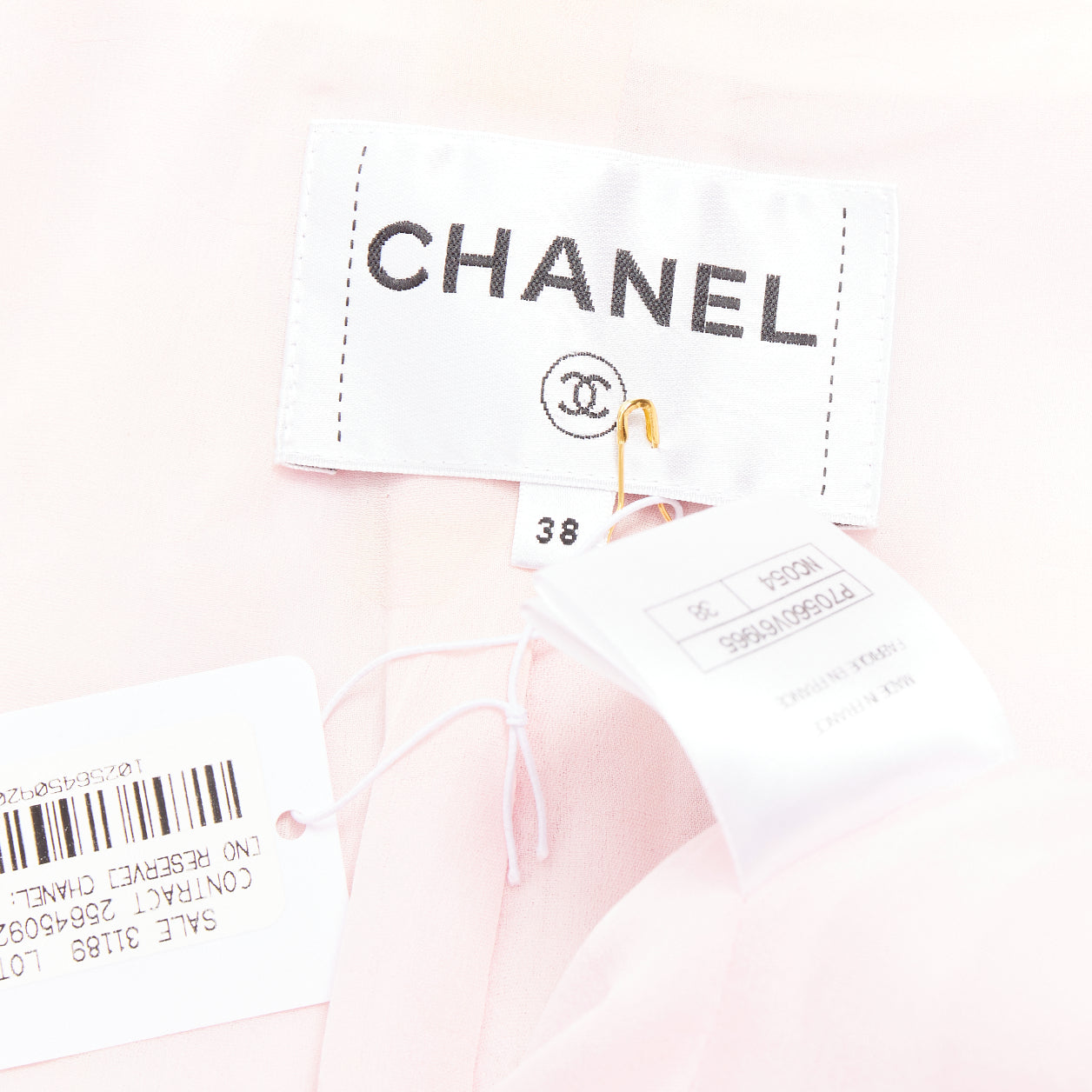 Chanel Pink Tweed Crop Jacket - Image 11