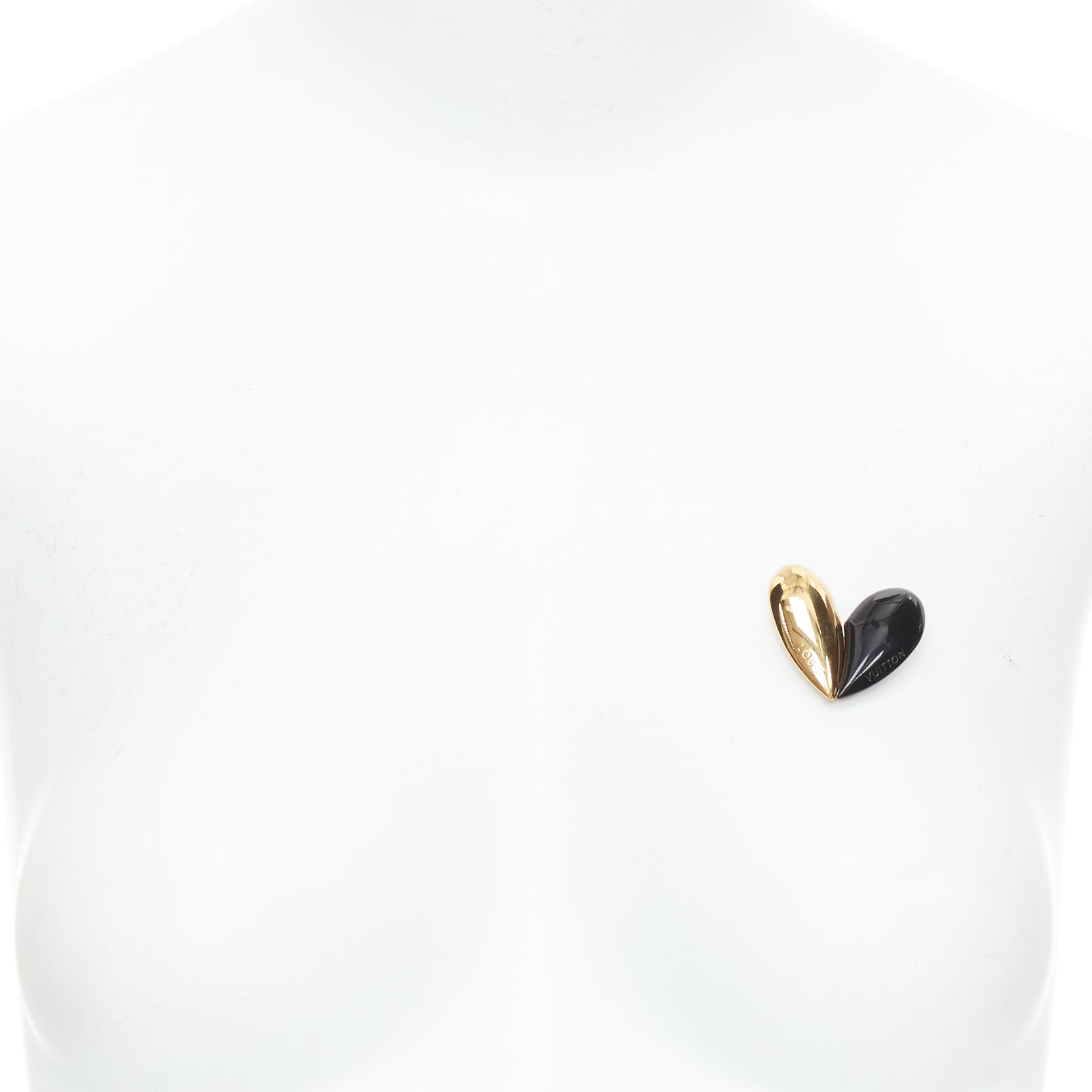 Louis Vuitton Split Heart Pin - Back view