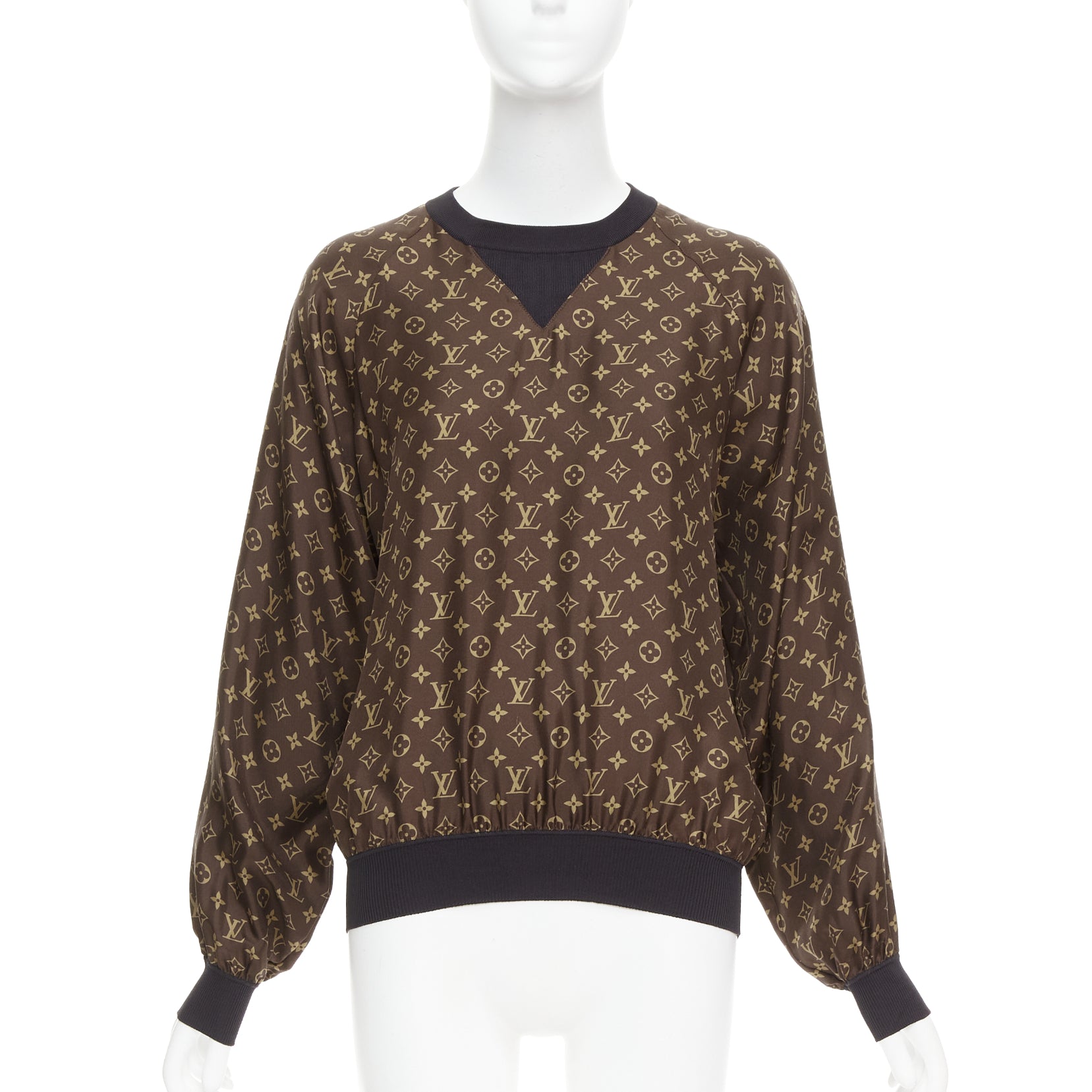 Louis Vuitton Silk Monogram Sweater