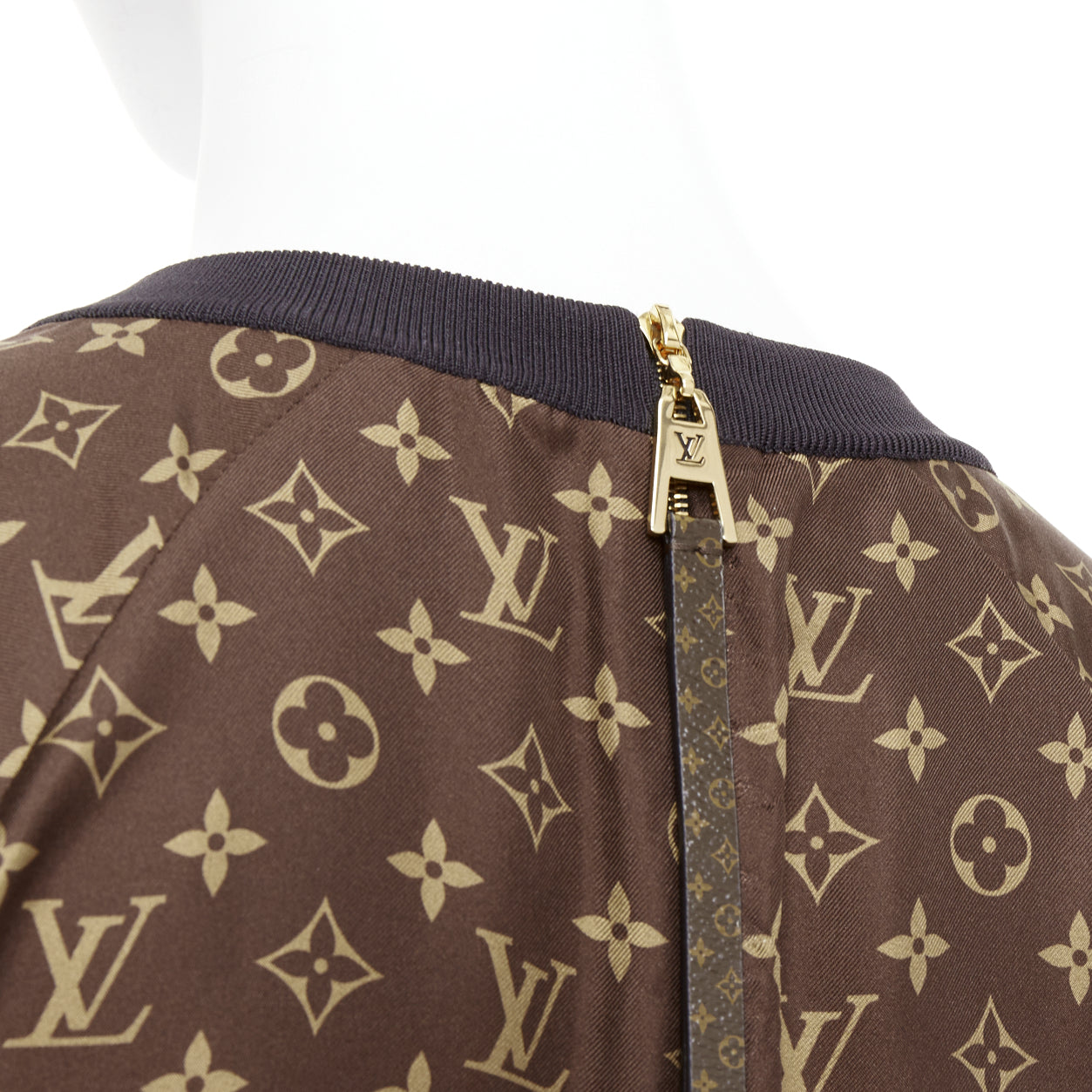 Louis Vuitton Silk Monogram Sweater - Back view
