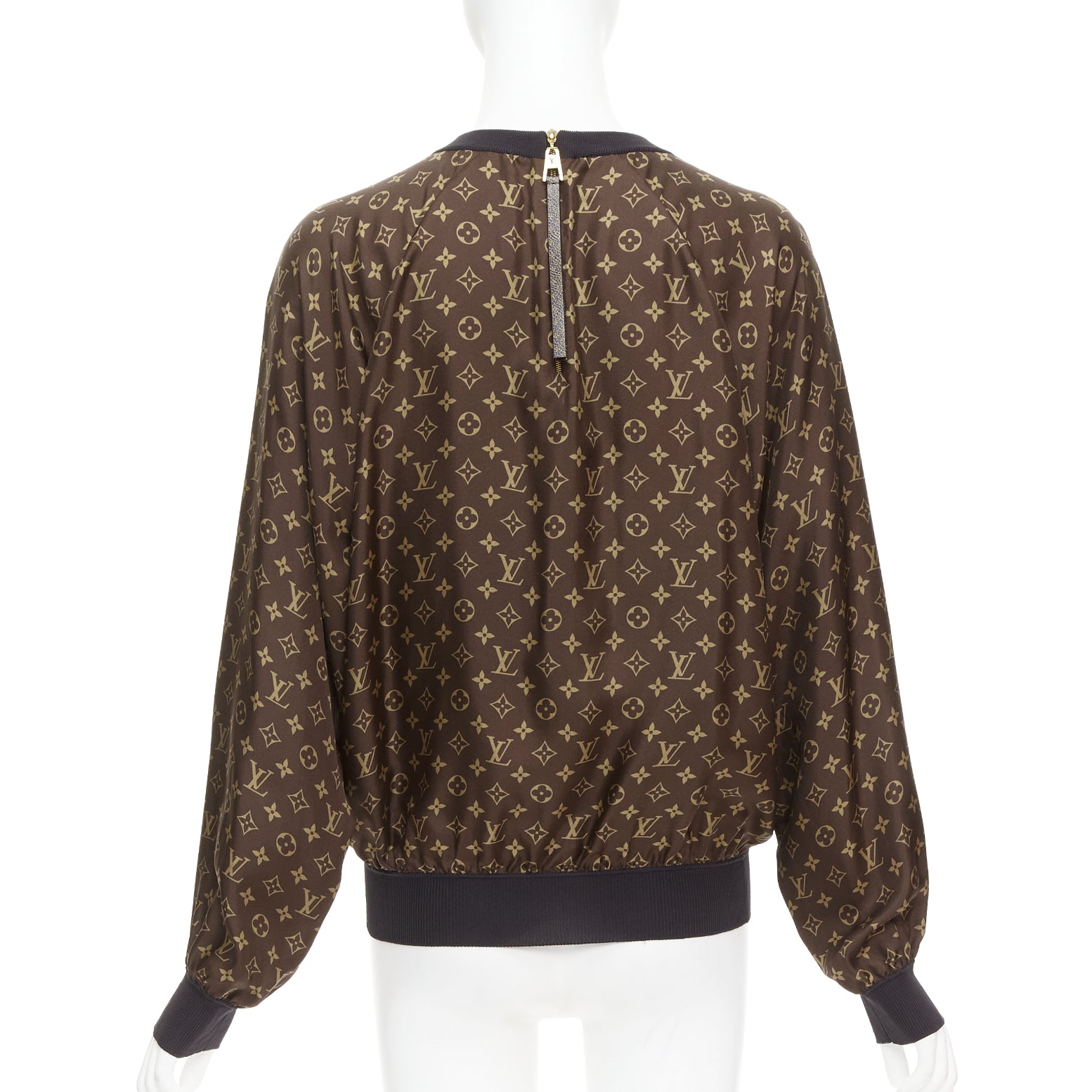 Louis Vuitton Silk Monogram Sweater - Side view