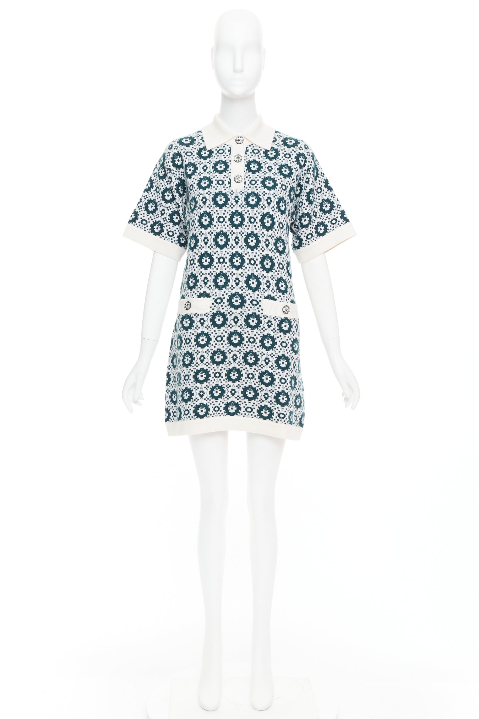 Chanel Mosaic Polo Dress - Image 11