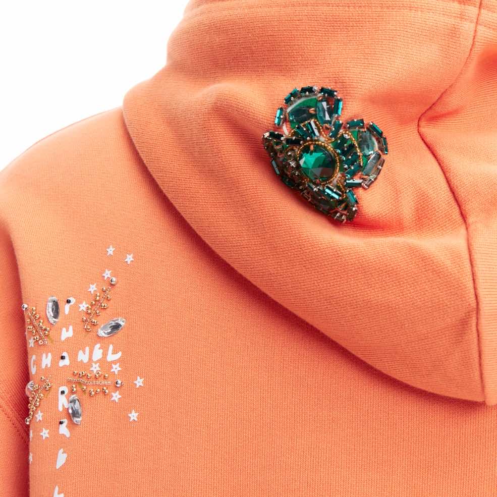 Chanel Crystal Embroidered Hoodie - Image 10