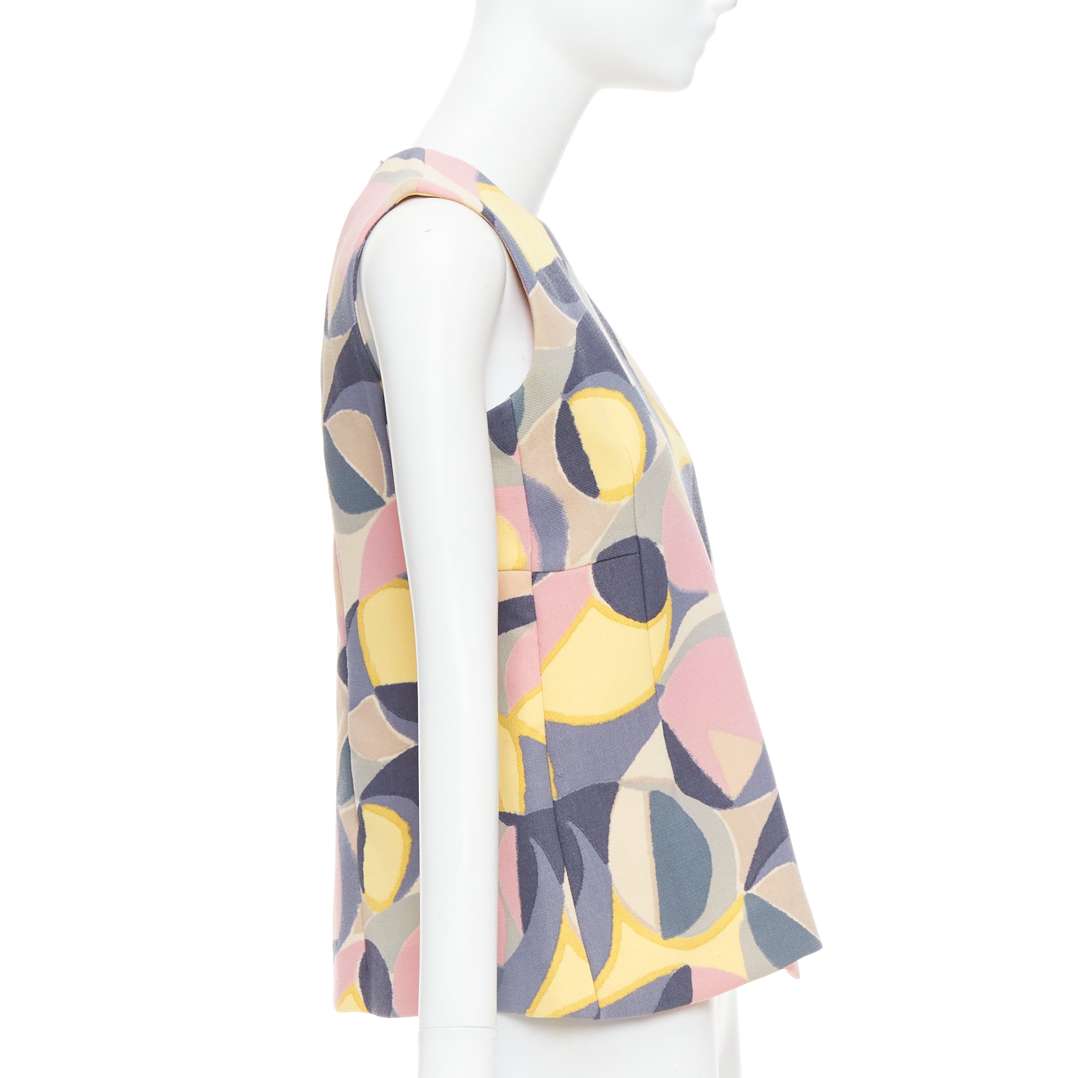 Marni Abstract Peplum Top - 4