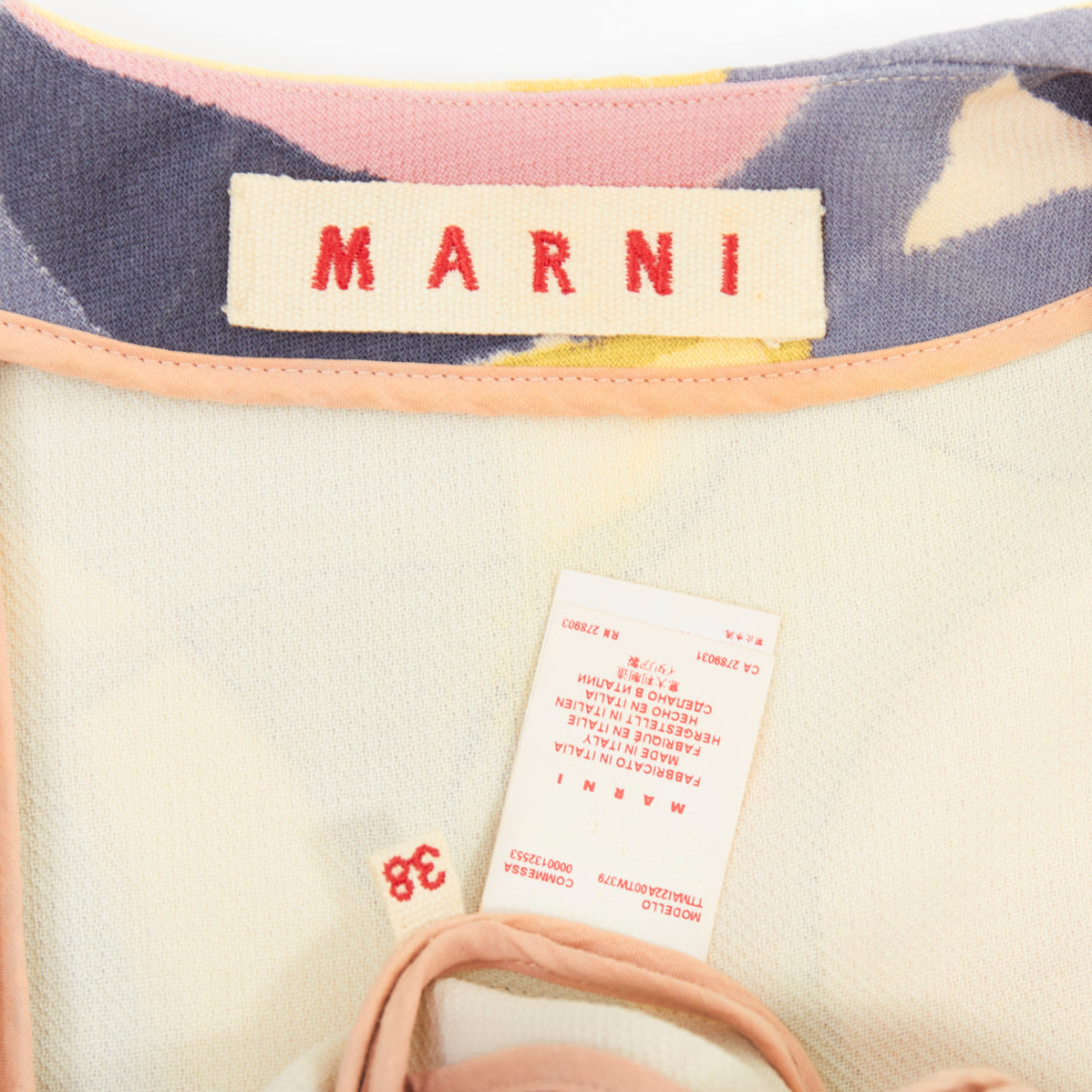 Marni Abstract Peplum Top - Image 10