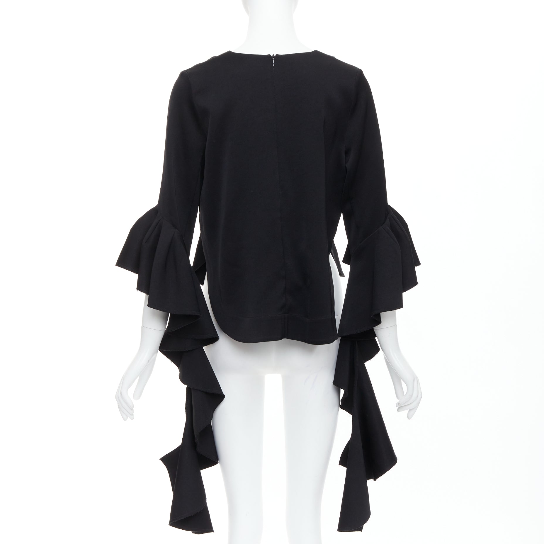 Ellery Cascade Sleeve Top - Side view