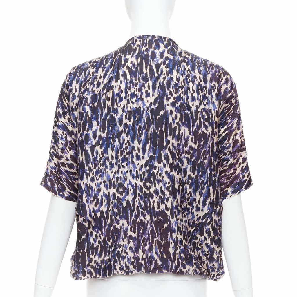 Dries Van Noten Leopard Tie Blouse - Side view