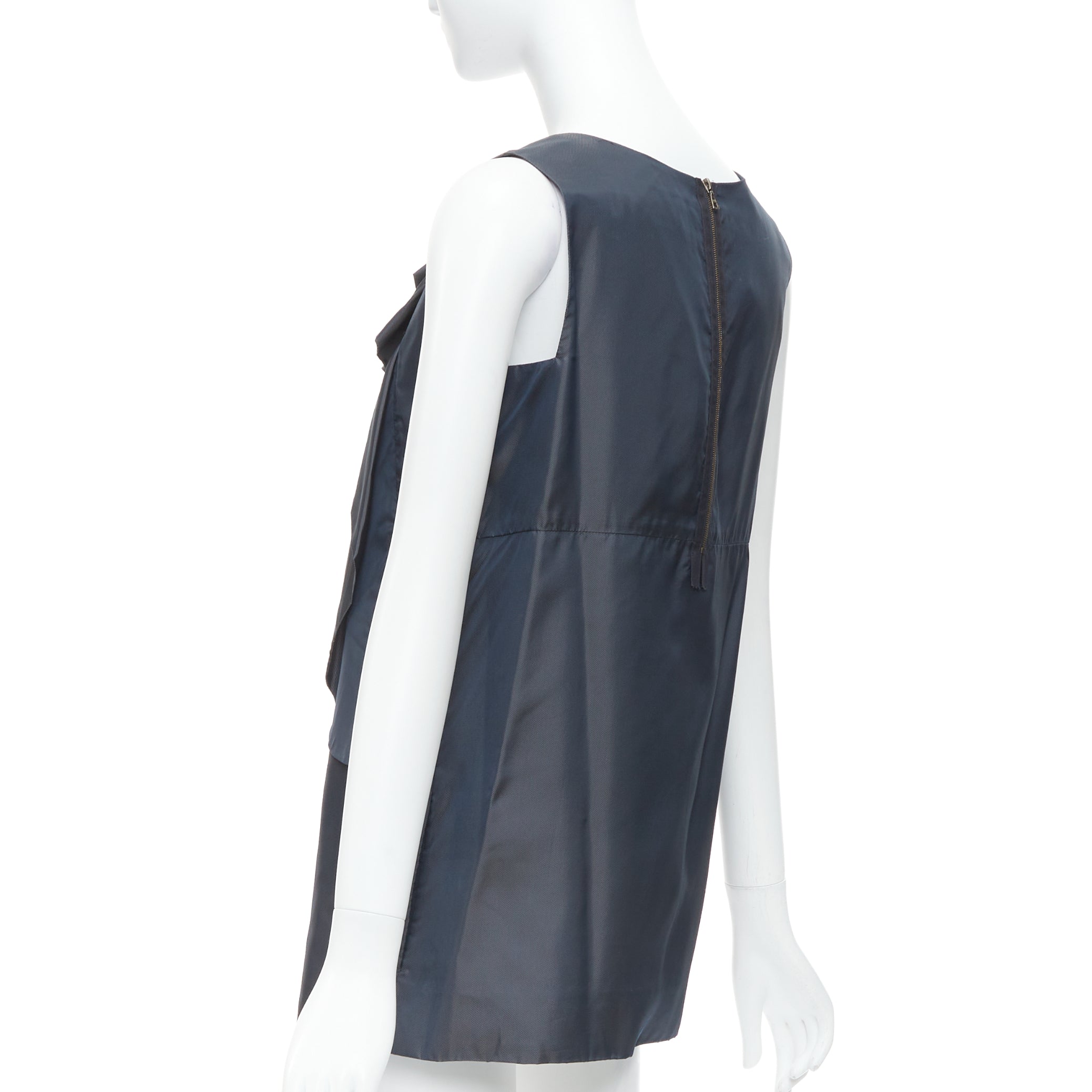 Marni Twill Ruffle Dress - Detail 1