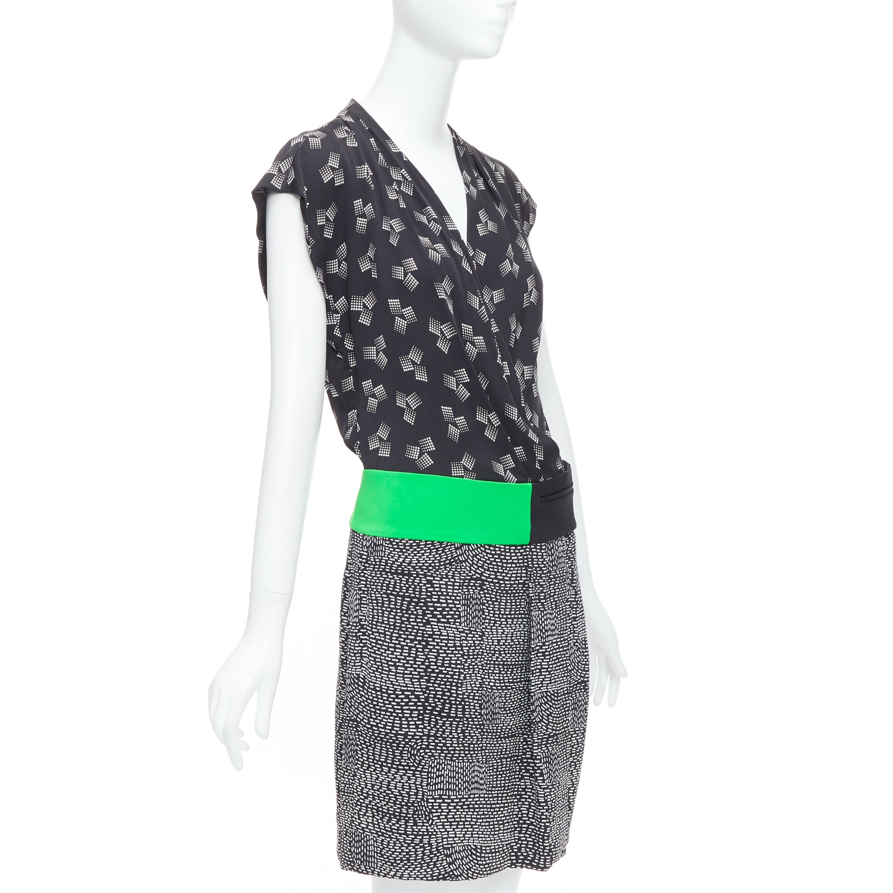 Diane Von Furstenberg Multi Silk Wrap Dress - Image 6