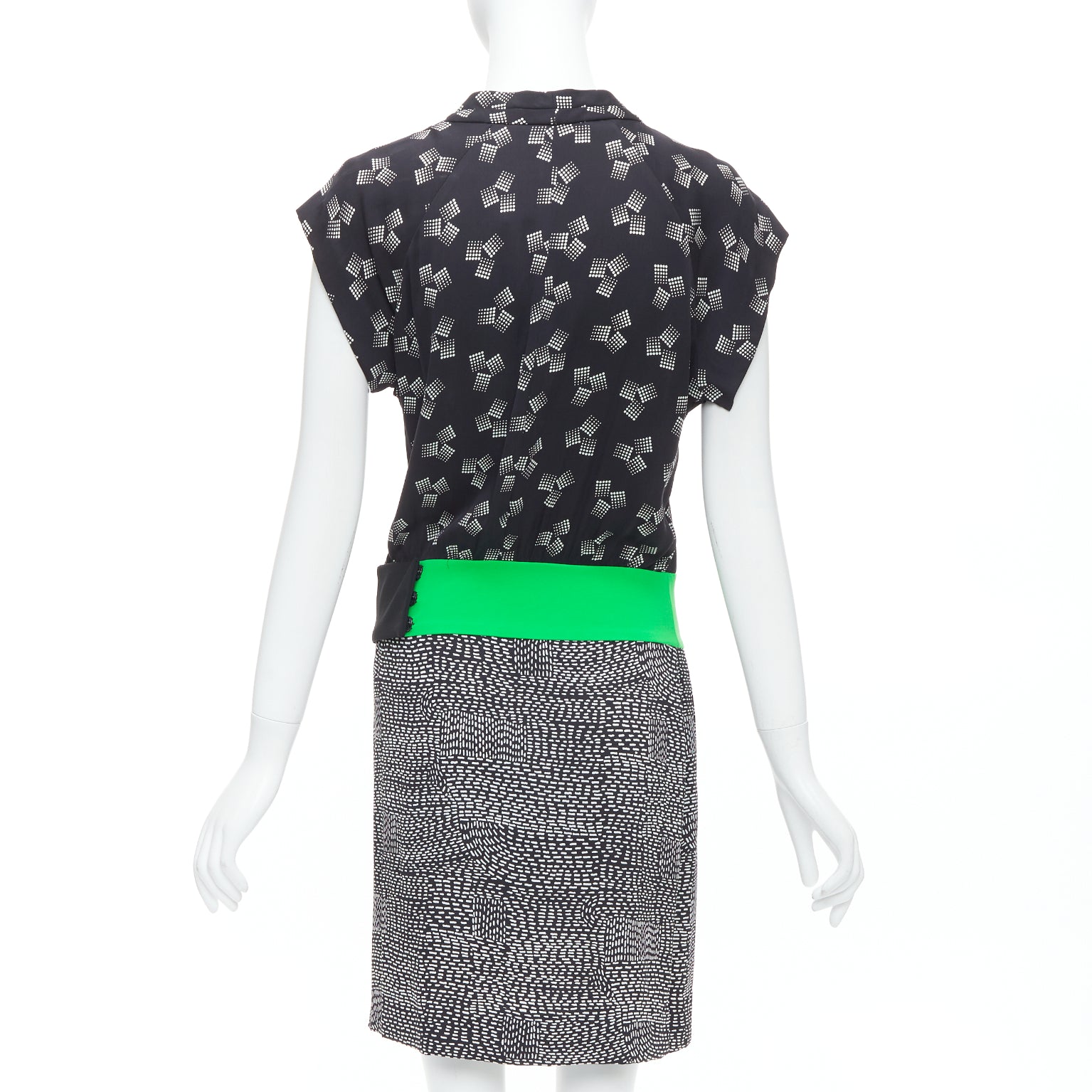 Diane Von Furstenberg Multi Silk Wrap Dress - Side view