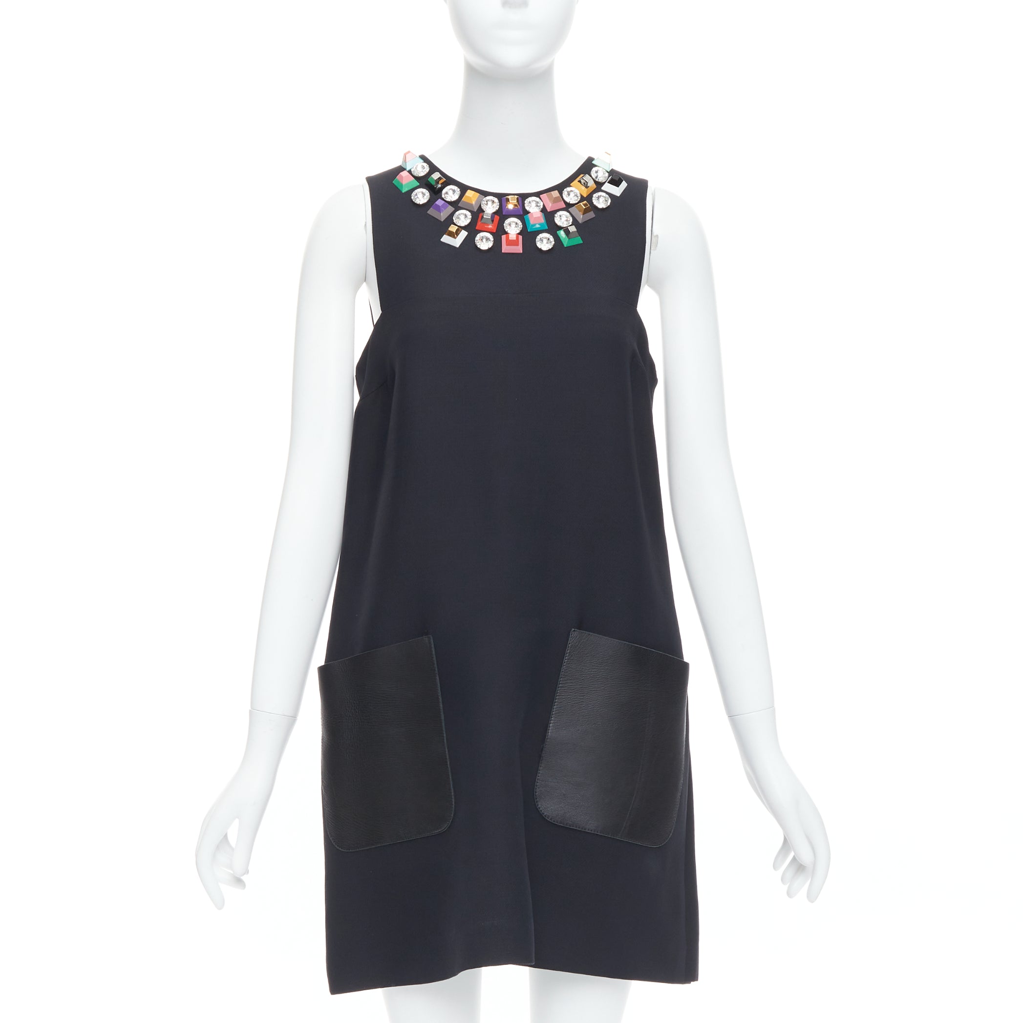 Fendi Studded Pocket Dress