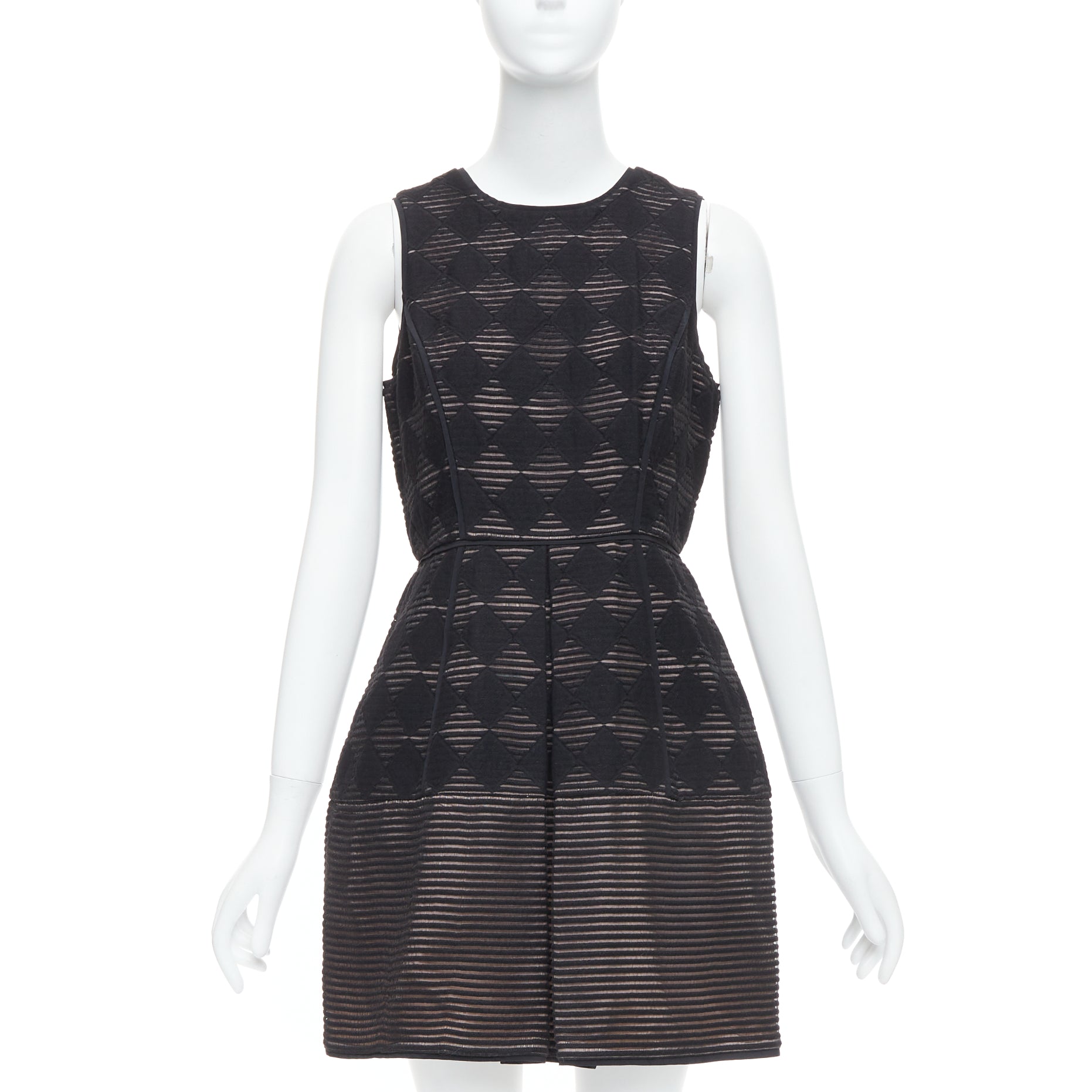 Tibi Checkered Flared Dress