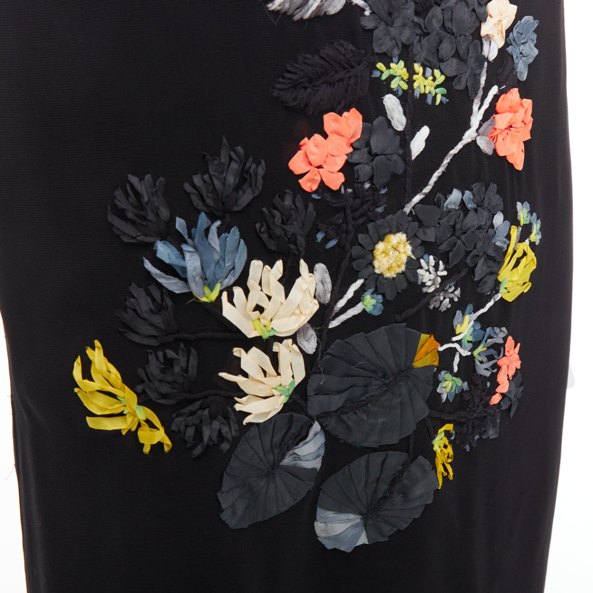 Fendi Floral Embellished Dress - Back view
