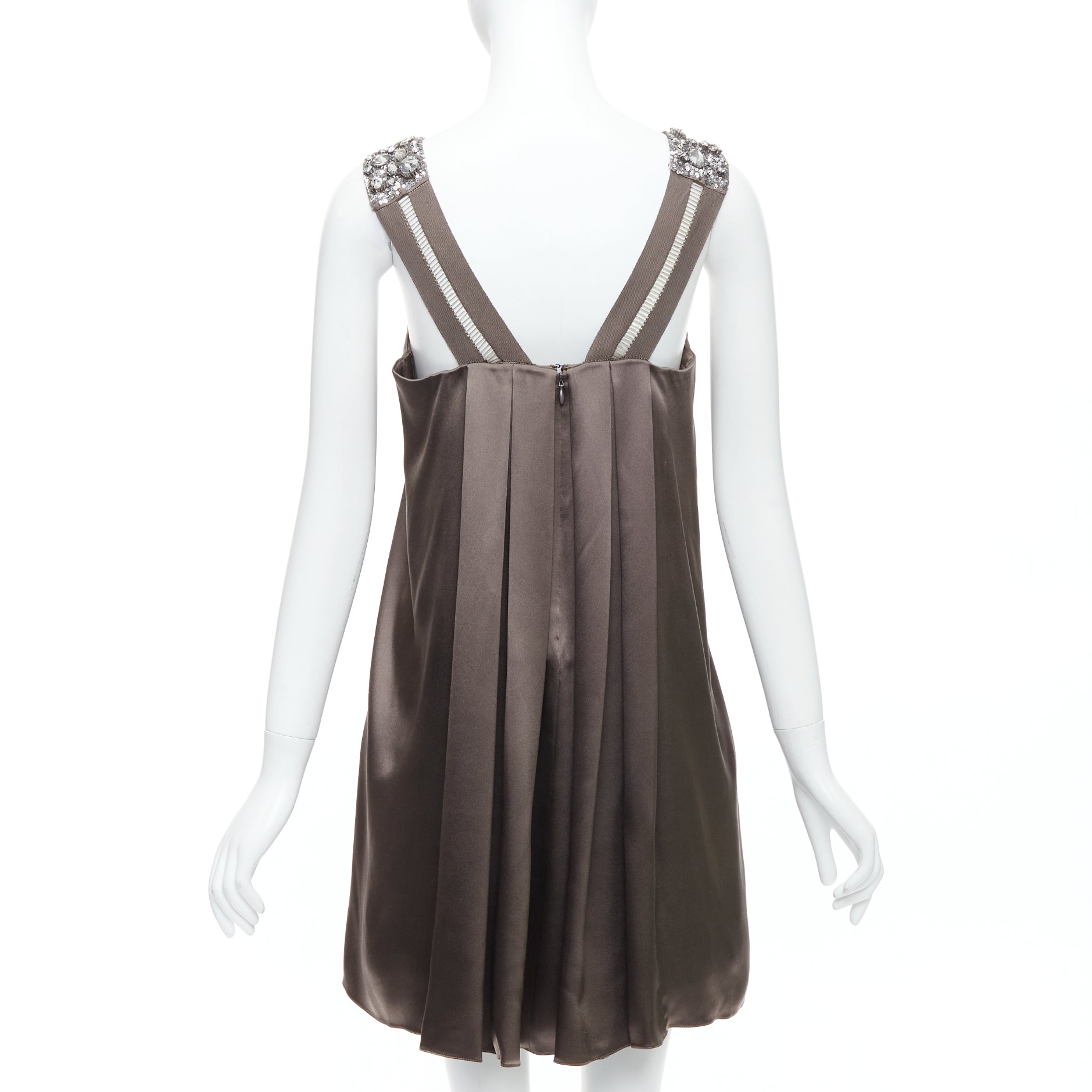 Collette Dinnigan Bronze Neckline Dress - Side view