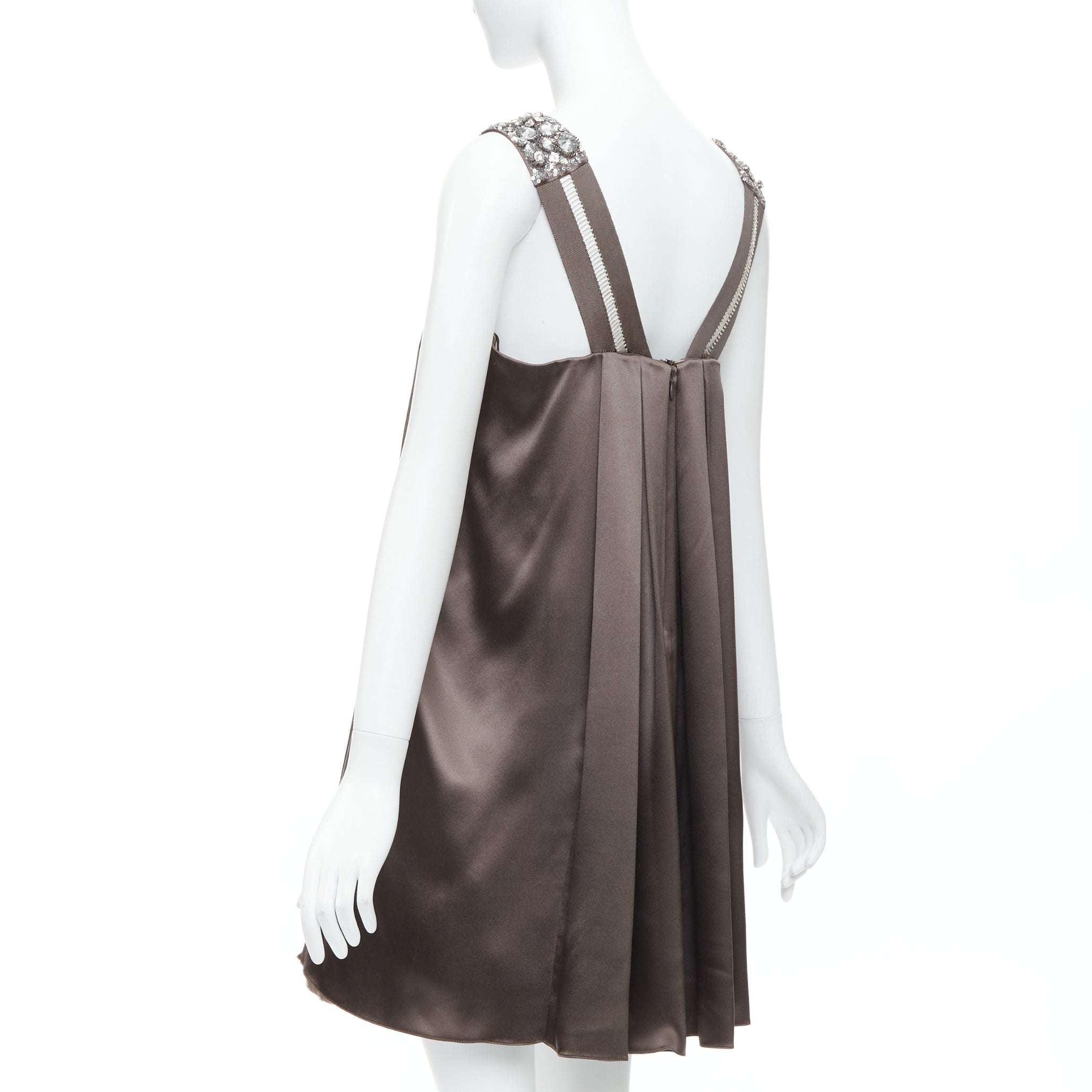 Collette Dinnigan Bronze Neckline Dress - Detail 1