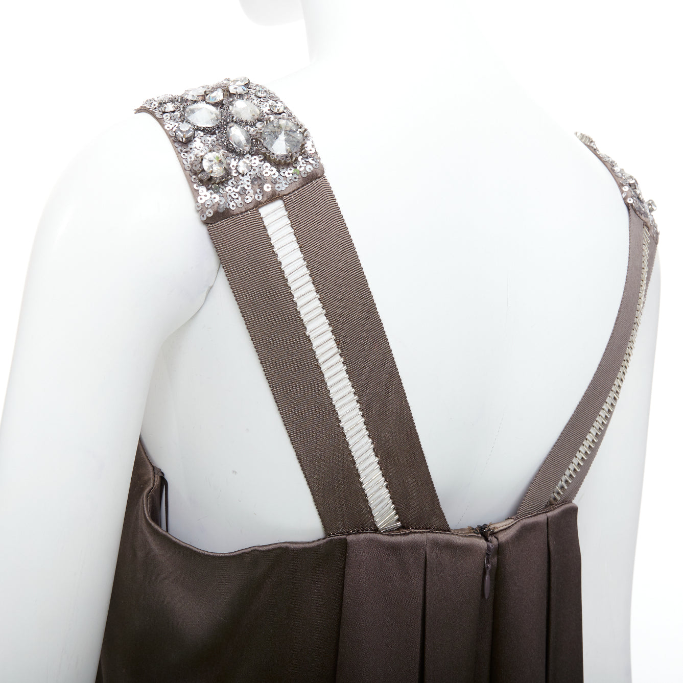 Collette Dinnigan Bronze Neckline Dress - Detail 2