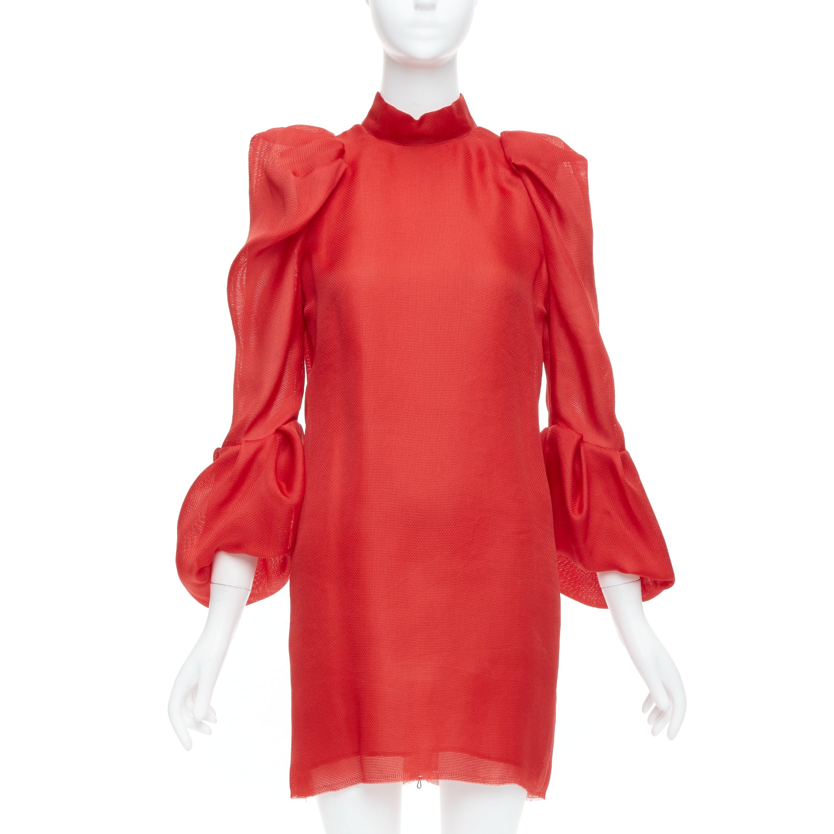 Lanvin Puff Sleeve Dress