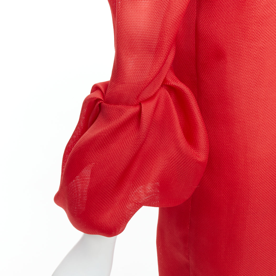 Lanvin Puff Sleeve Dress - Back view