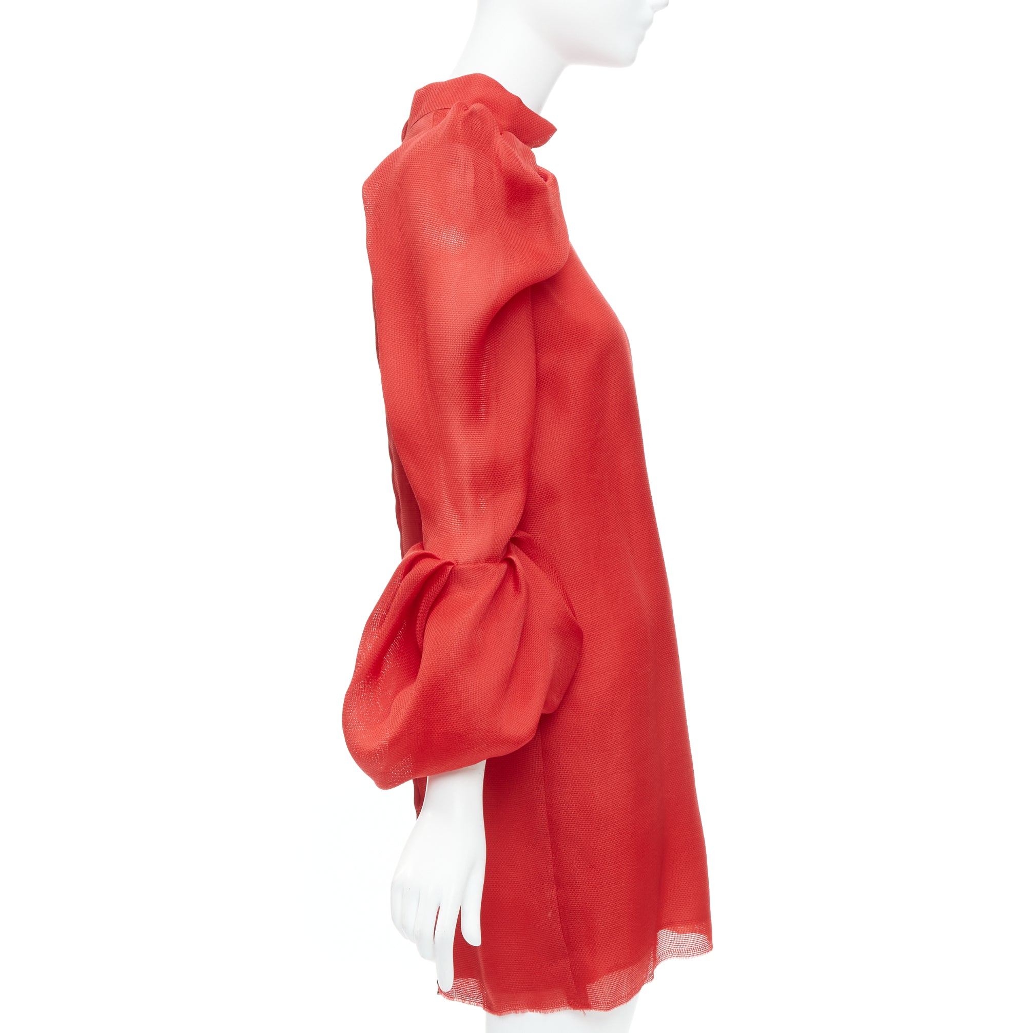 Lanvin Puff Sleeve Dress - 4