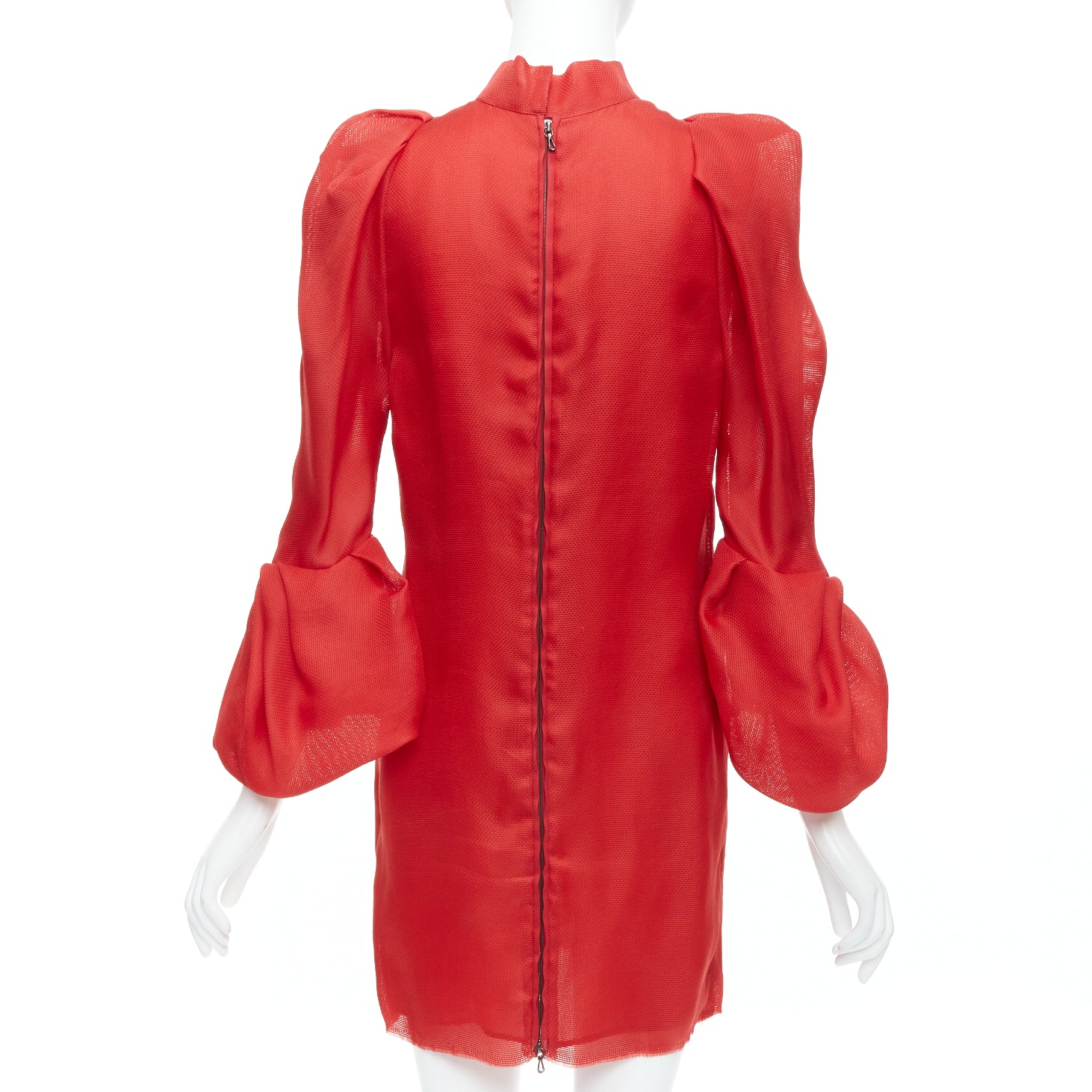 Lanvin Puff Sleeve Dress - Side view