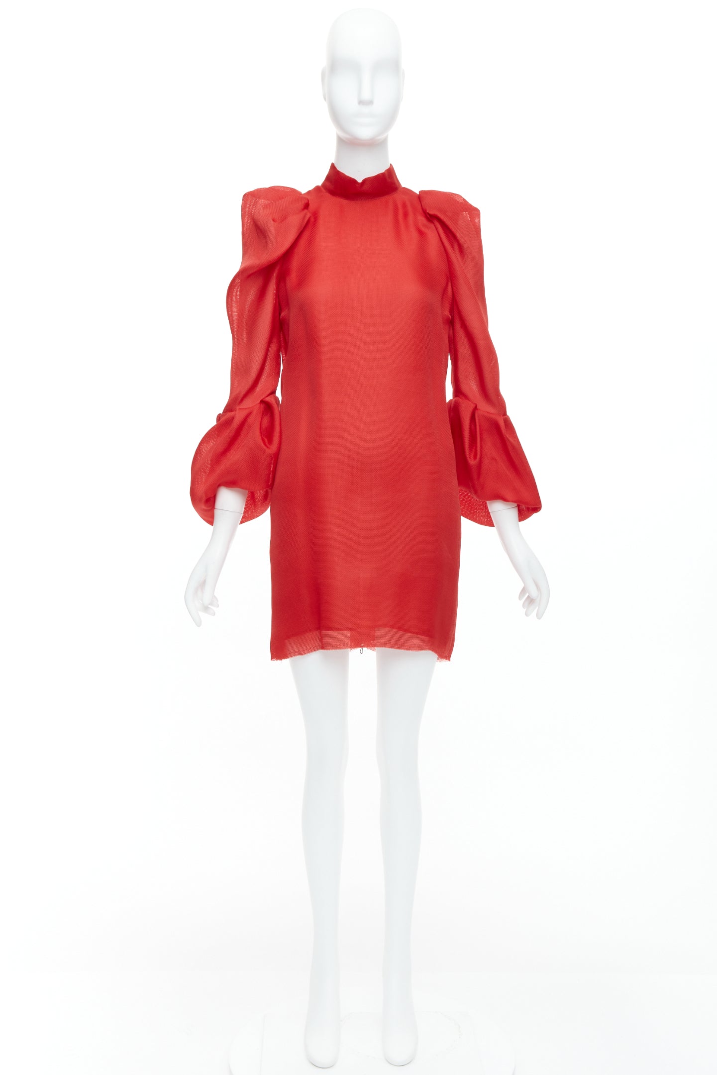 Lanvin Puff Sleeve Dress - Image 11