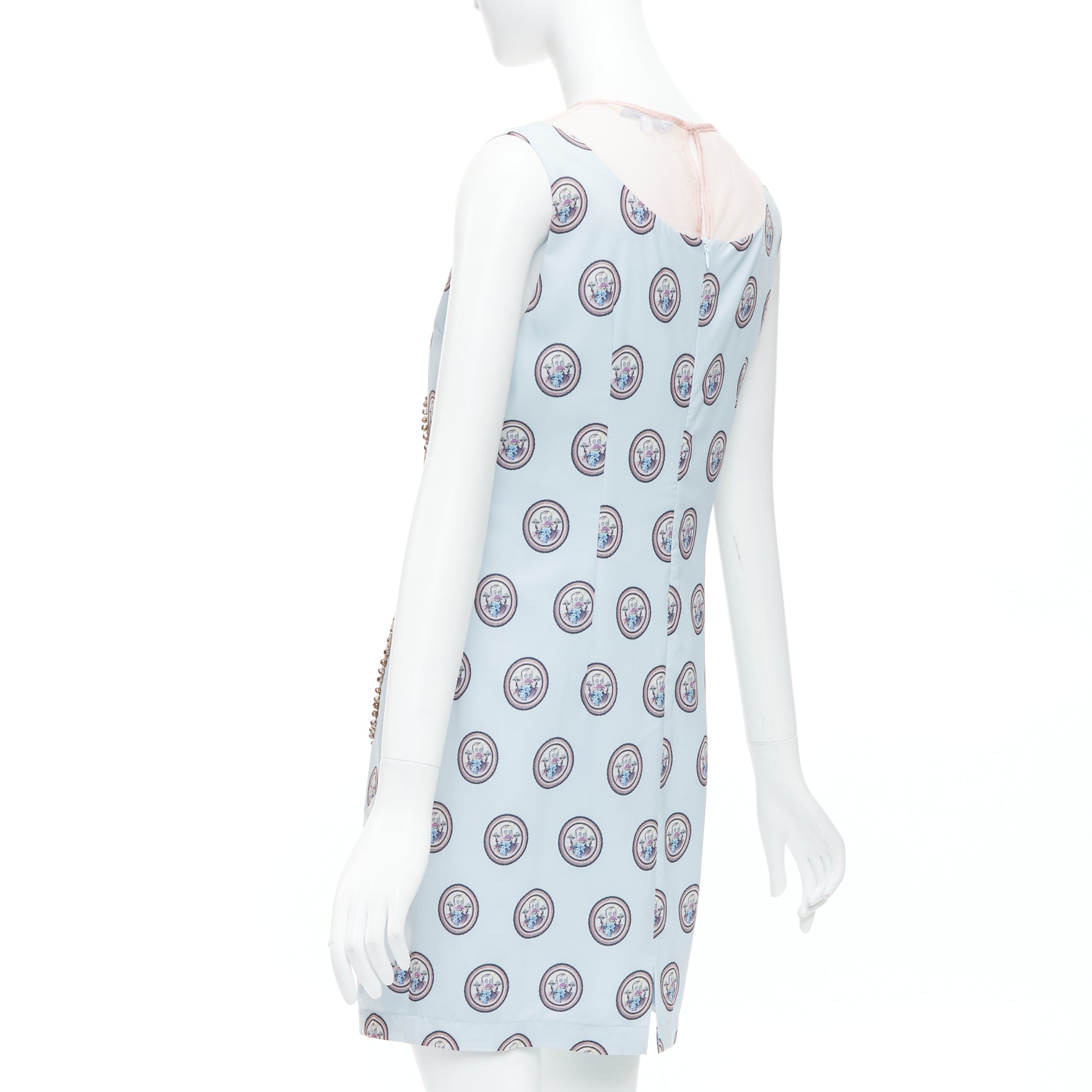 Msgm Portrait Shift Dress - Detail 1