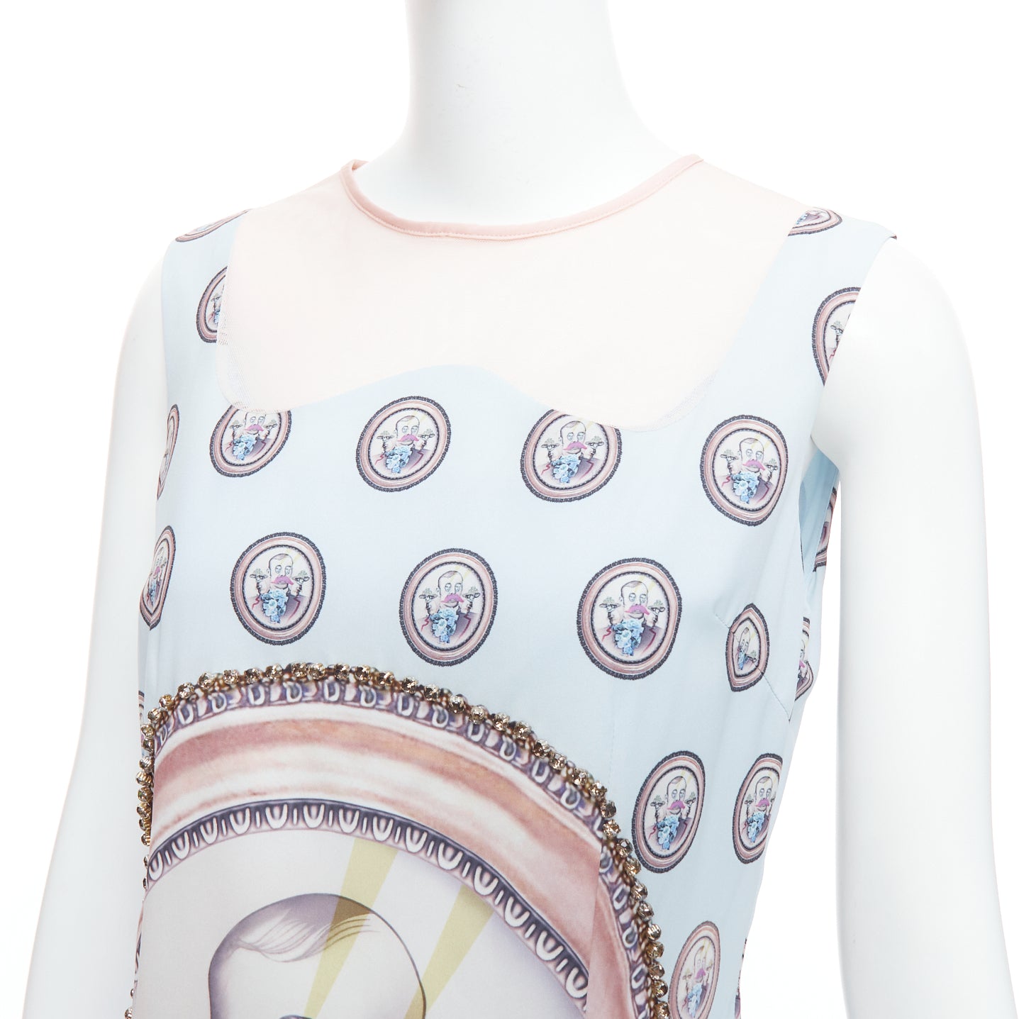 Msgm Portrait Shift Dress - Detail 2