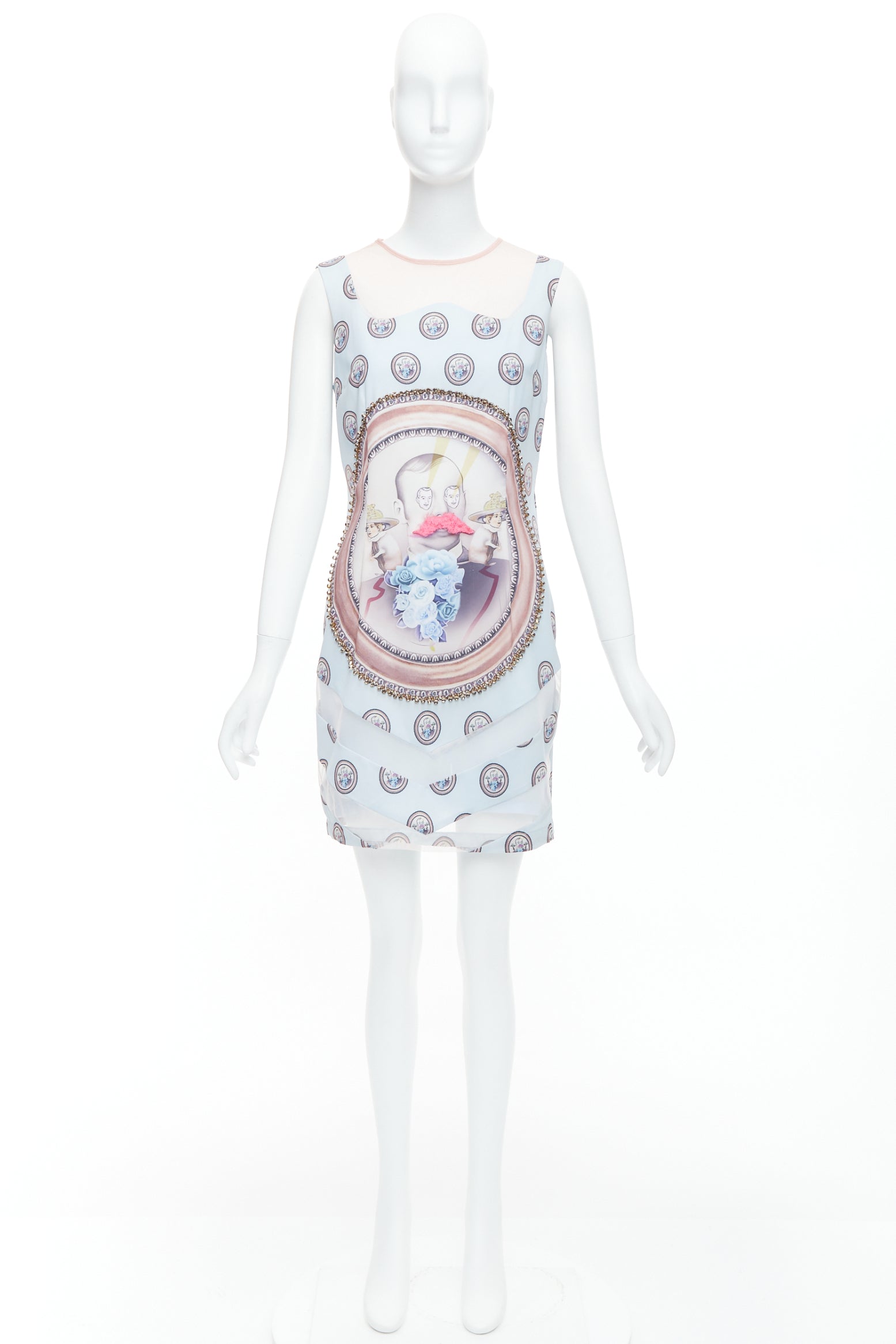 Msgm Portrait Shift Dress - Image 11