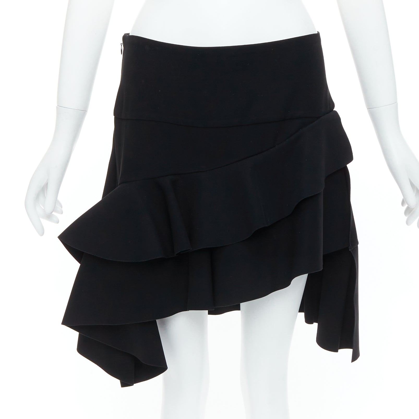 Balenciaga Ruffle Slit Skirt - Back view