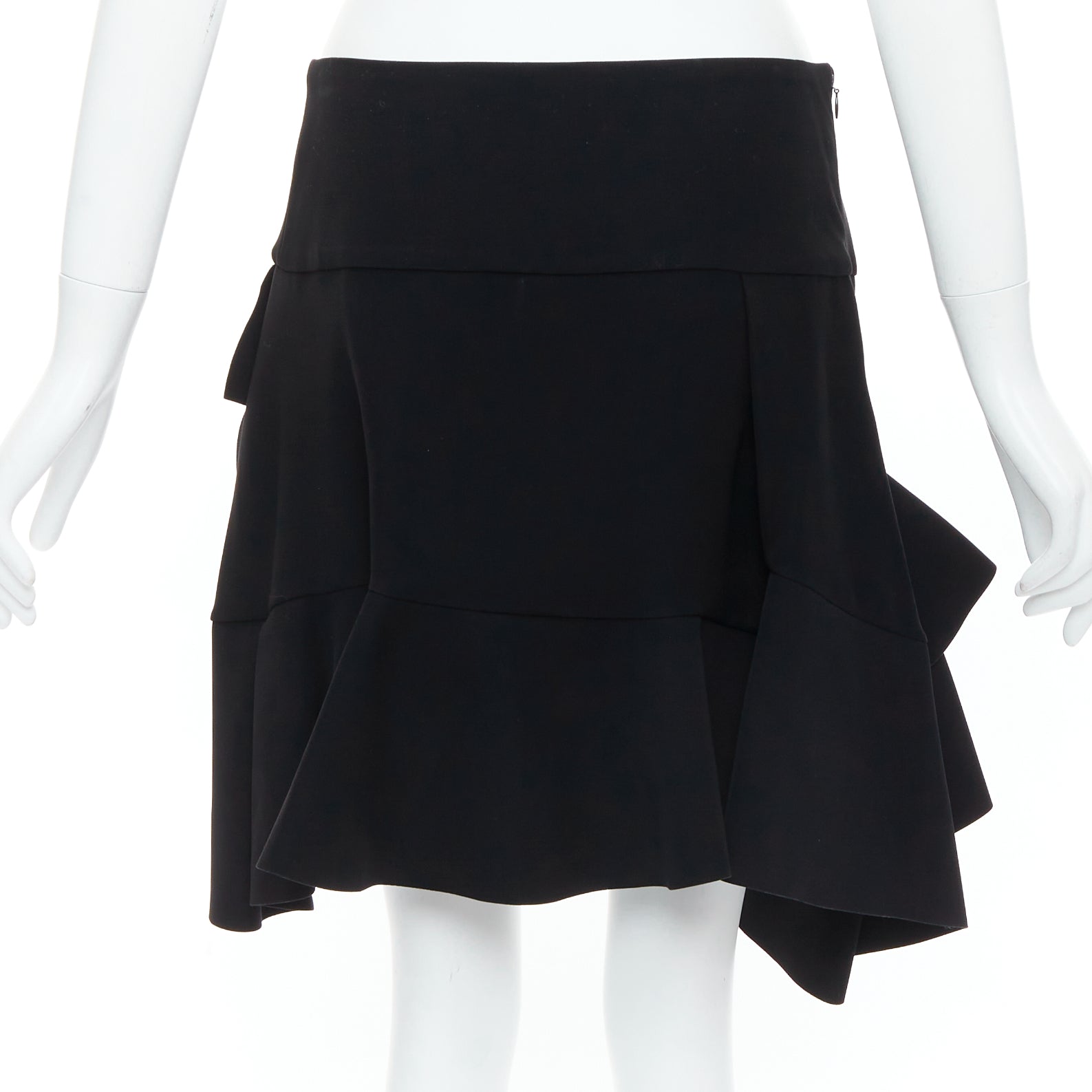 Balenciaga Ruffle Slit Skirt - Side view
