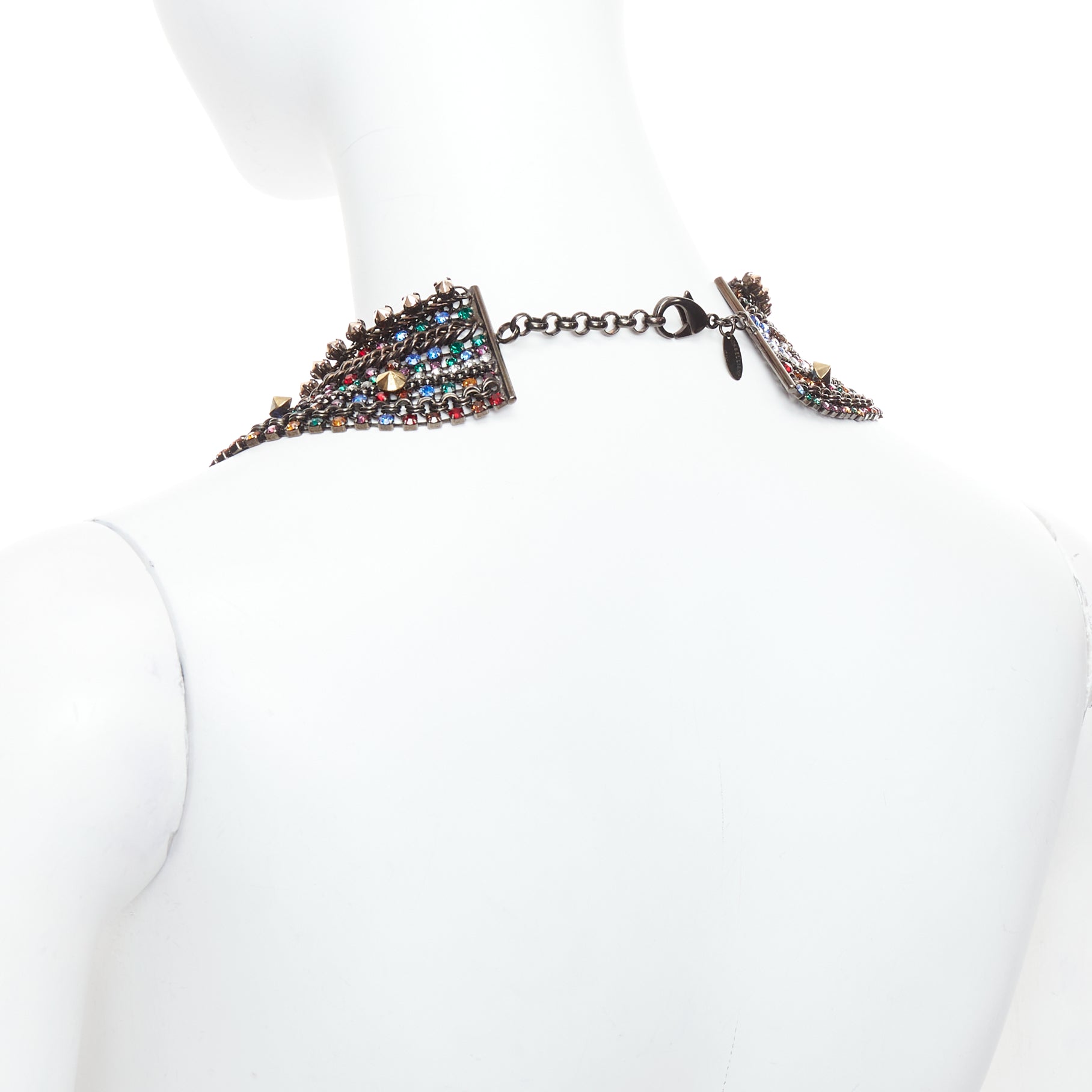Iosselliani Rhinestone Collar Necklace - Detail 1