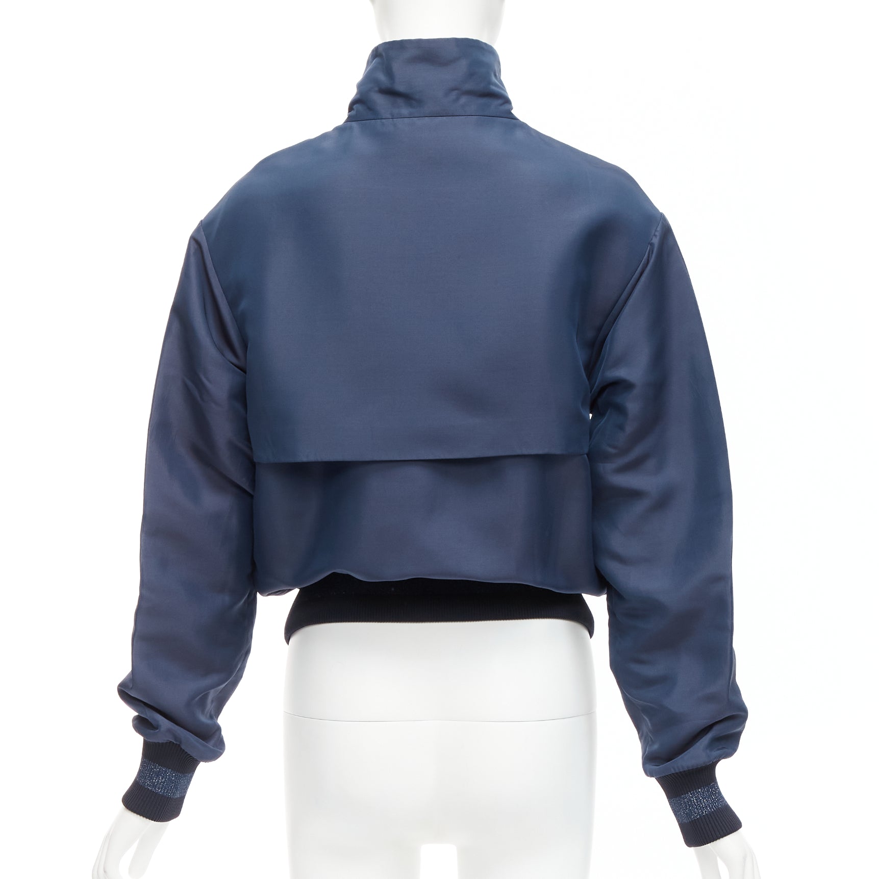 Chanel Navy Bomber Jacket - Detail 1