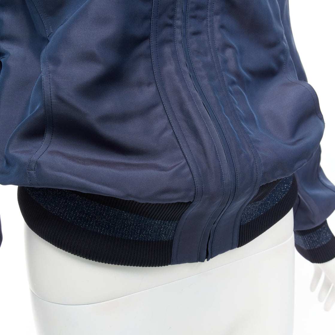 Chanel Navy Bomber Jacket - Image 10