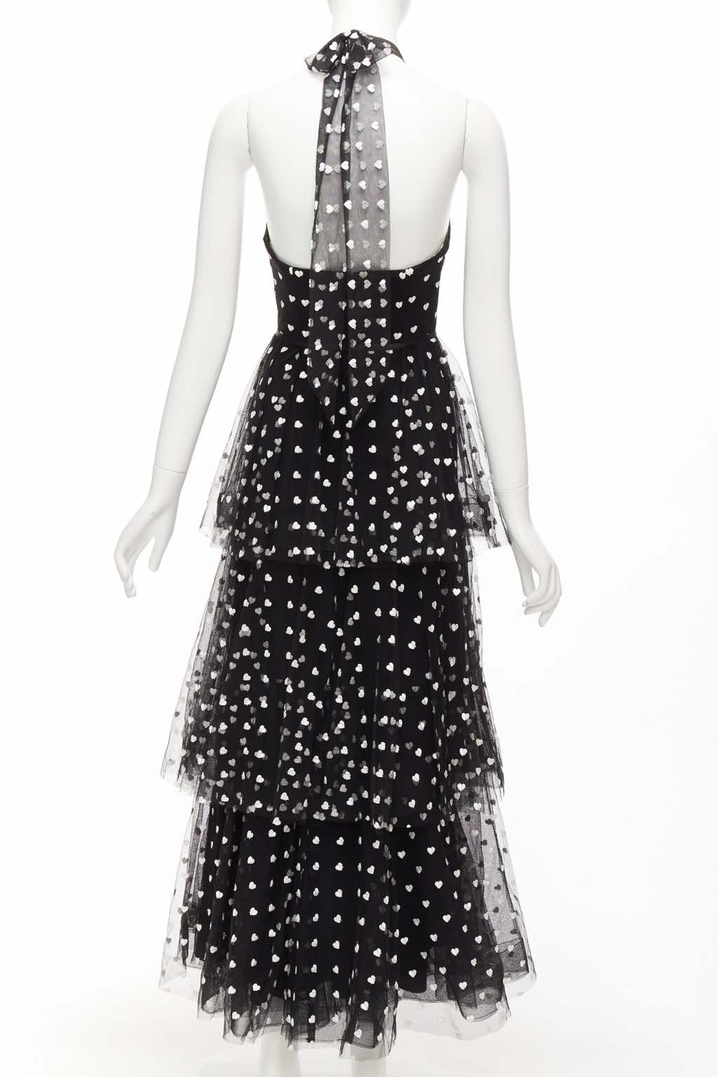 Marchesa Heart Tiered Gown - Side view