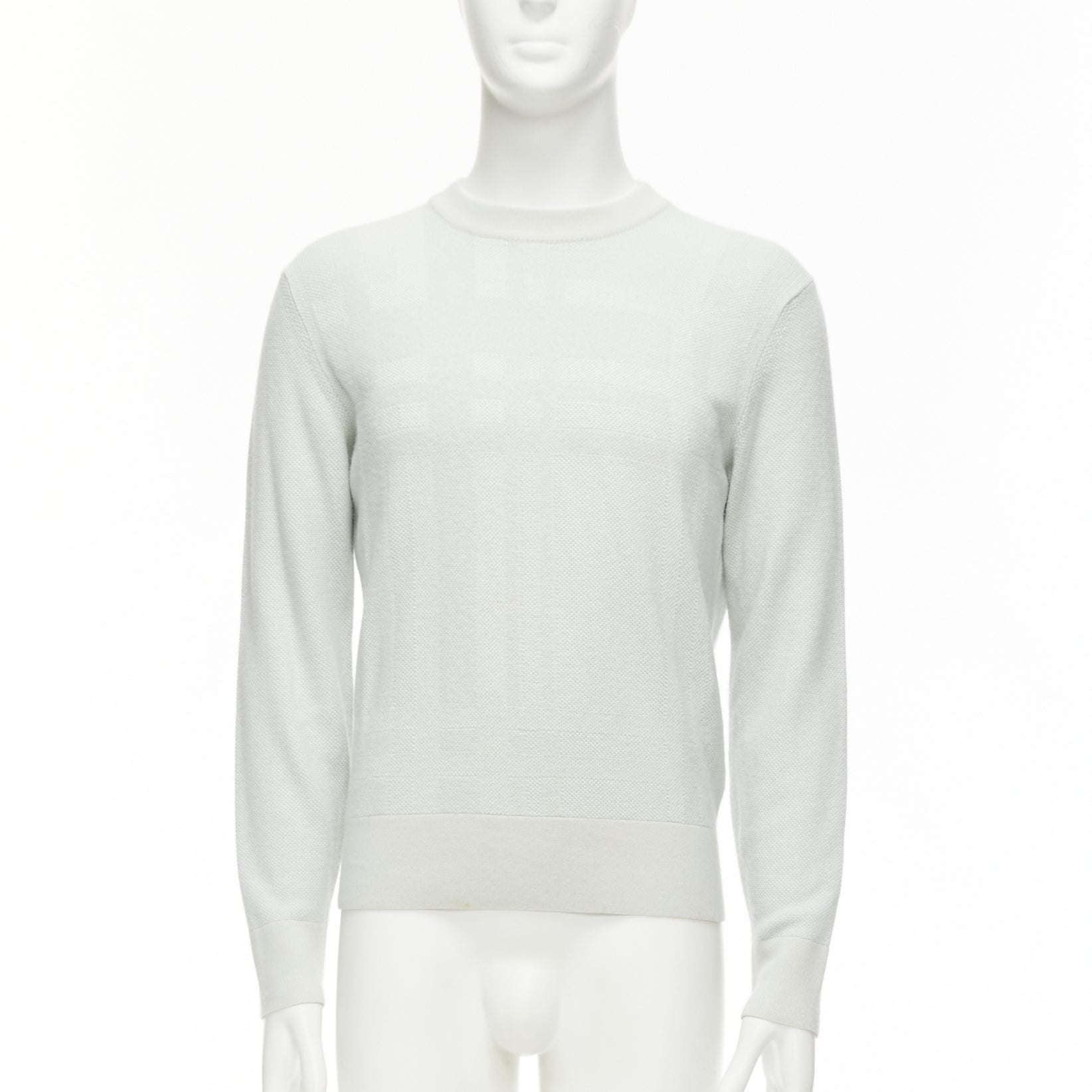 Loro Piana Checkered Knit Sweater