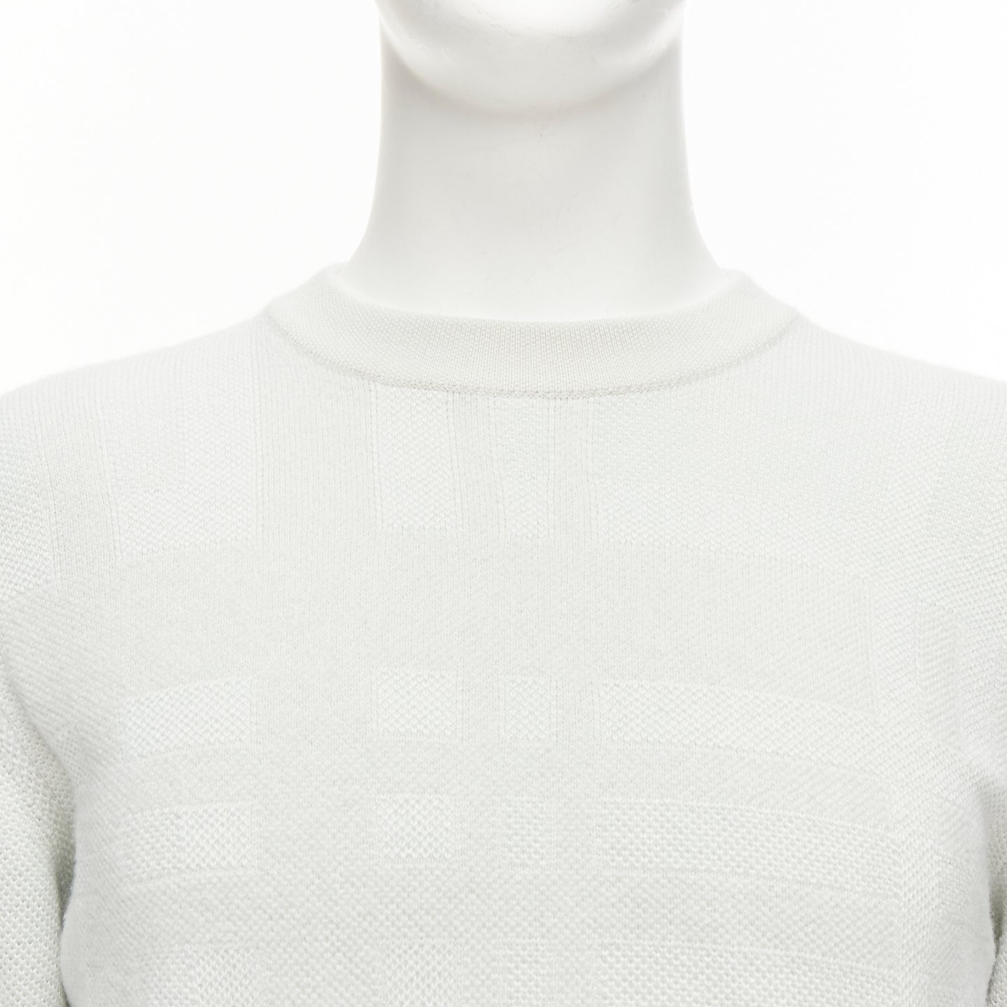 Loro Piana Checkered Knit Sweater - Detail 2