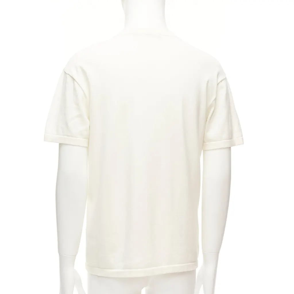 Louis Vuitton Duck Intarsia Top Ecru Cotton Very good - Box View